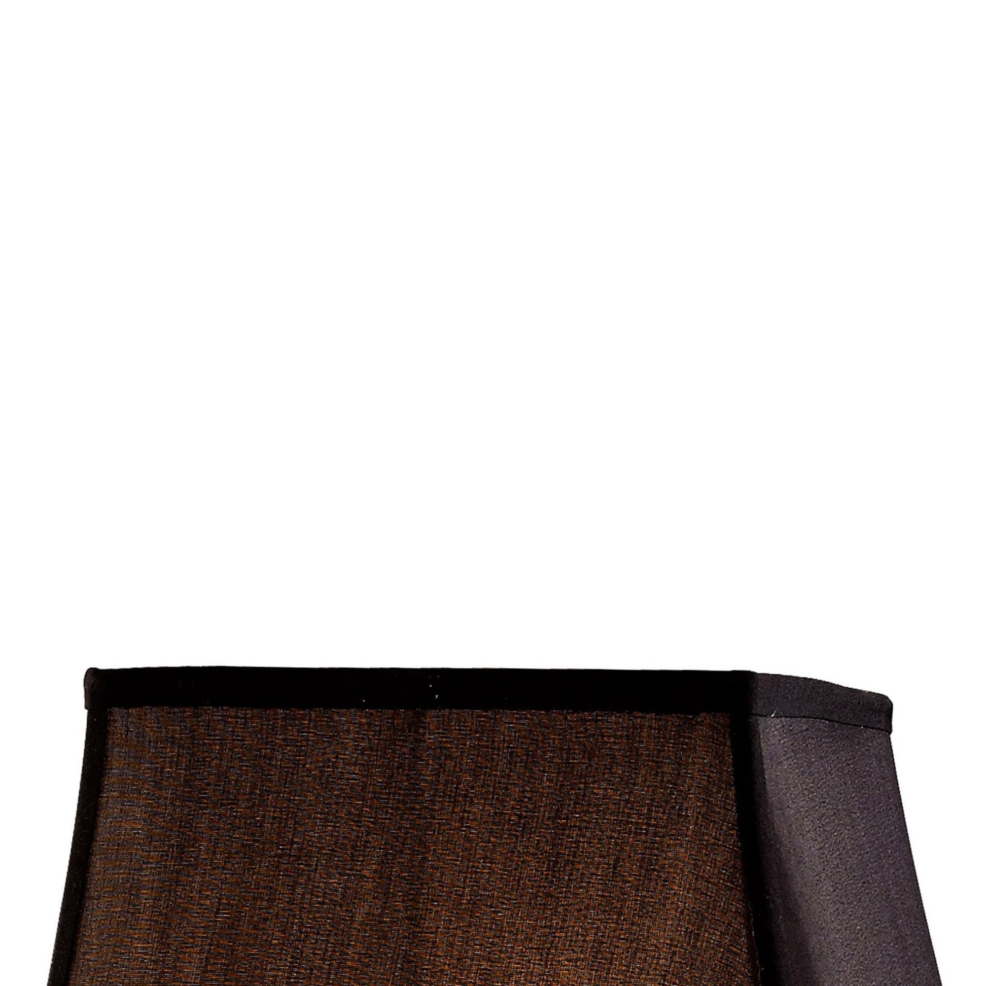 Diyas ILS20242 Contessa Square Small-Medium Shade - Black 13/25.5cm - Shade Only