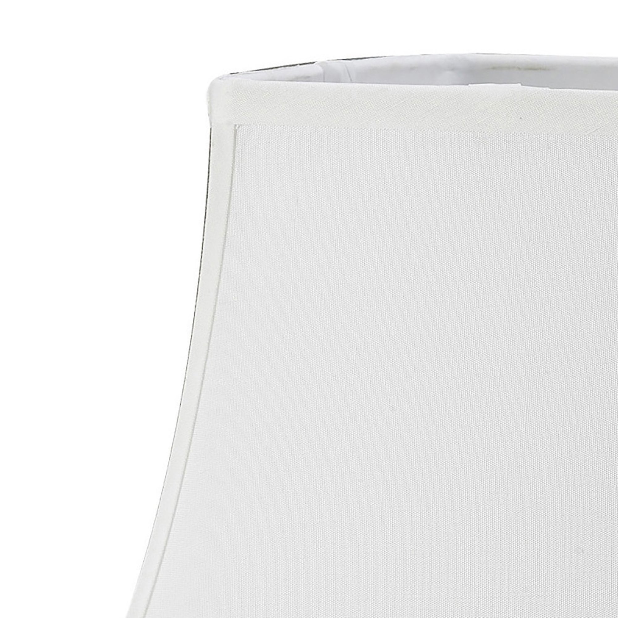 Diyas ILS20251 Contessa Square Small Shade - White 13/20.5cm - Shade Only