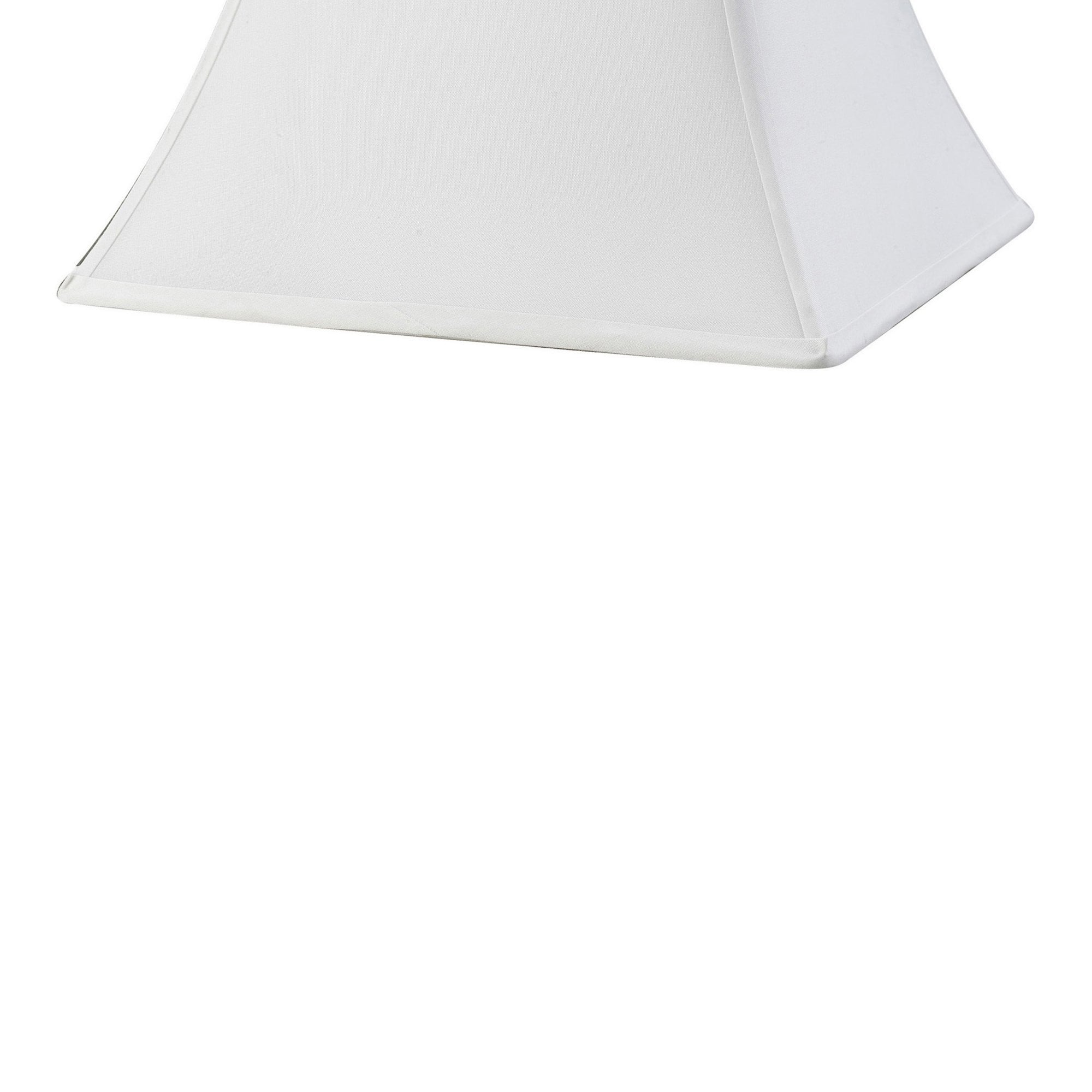 Diyas ILS20251 Contessa Square Small Shade - White 13/20.5cm - Shade Only