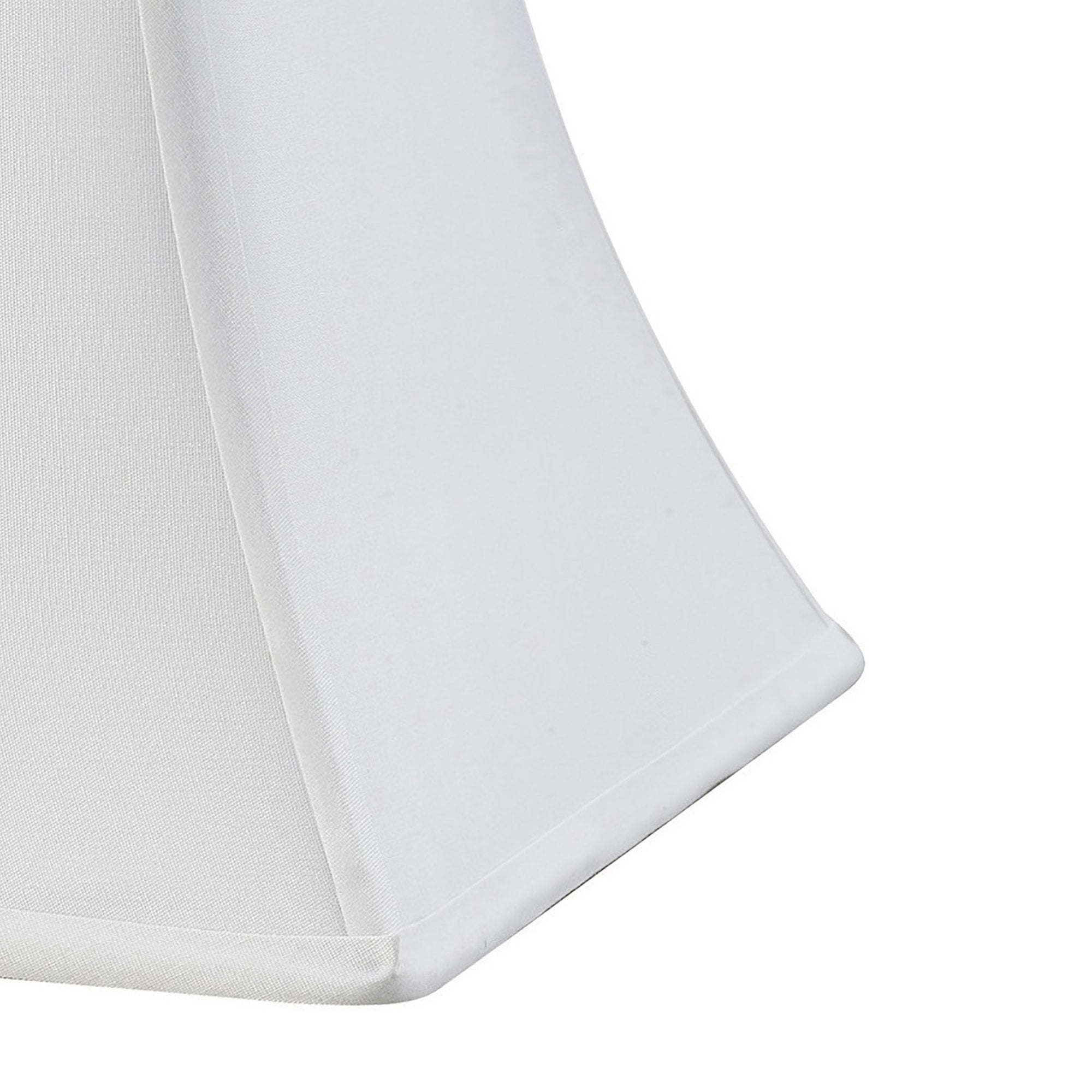 Diyas ILS20254 Contessa Square Large Shade - White 19/35.5cm - Shade Only