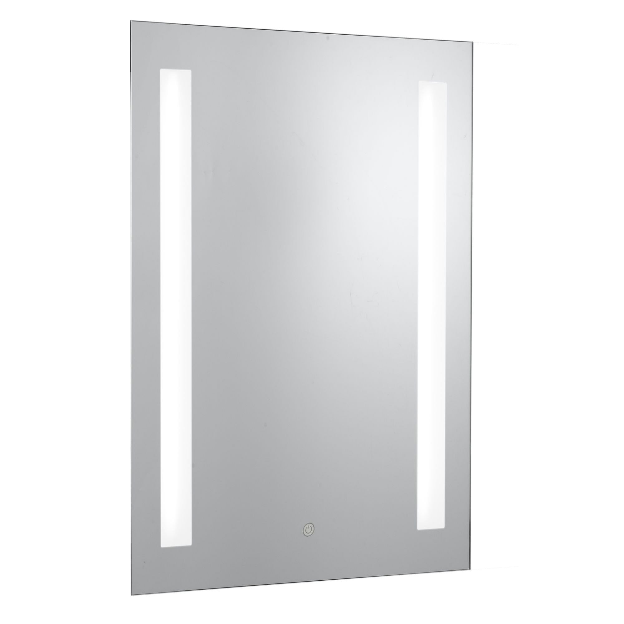 Searchlight Barmouth Bathroom Mirror Light IP44 - 2 Light Touch Barmouth Bathroom Mirror With Shaver Socket