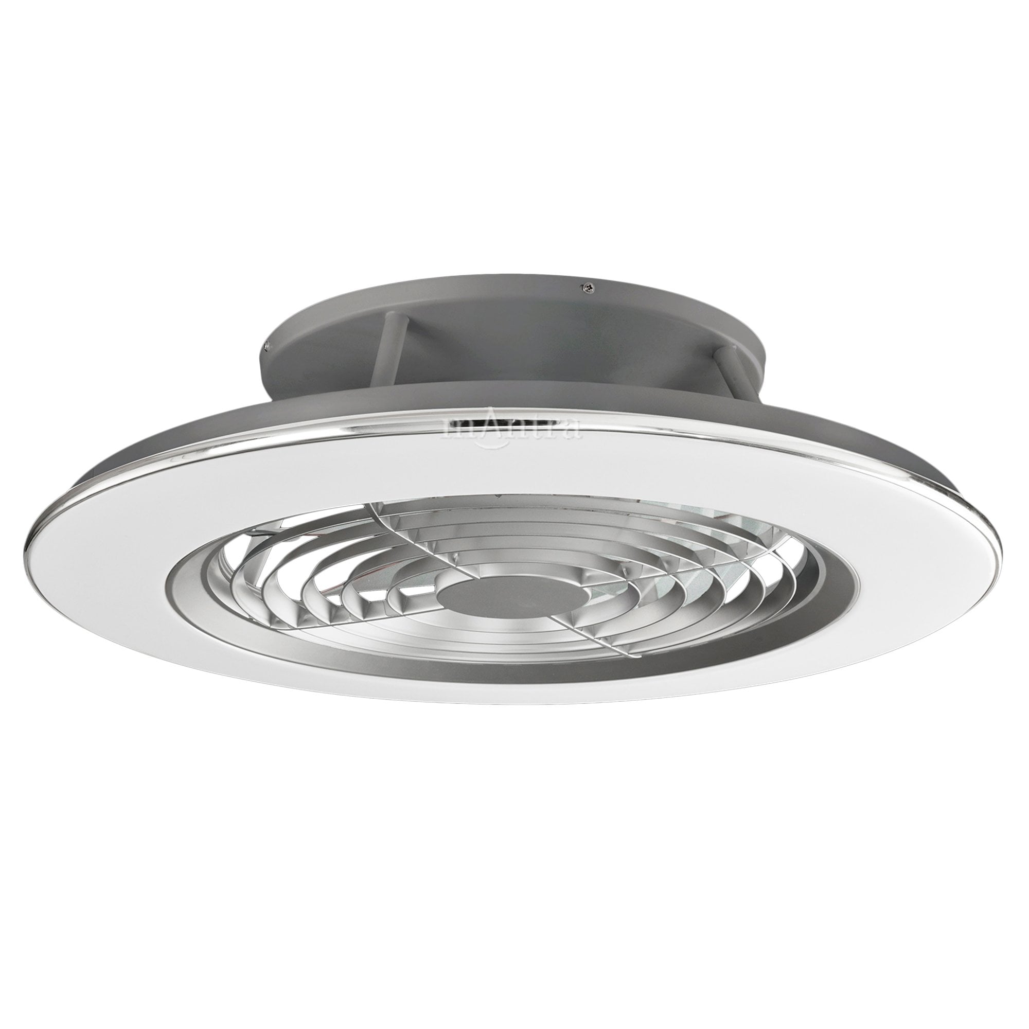 Mantra Alisio 70W LED Dimmable Ceiling Light & Fan, Remote, APP Controlled, Polished Chrome