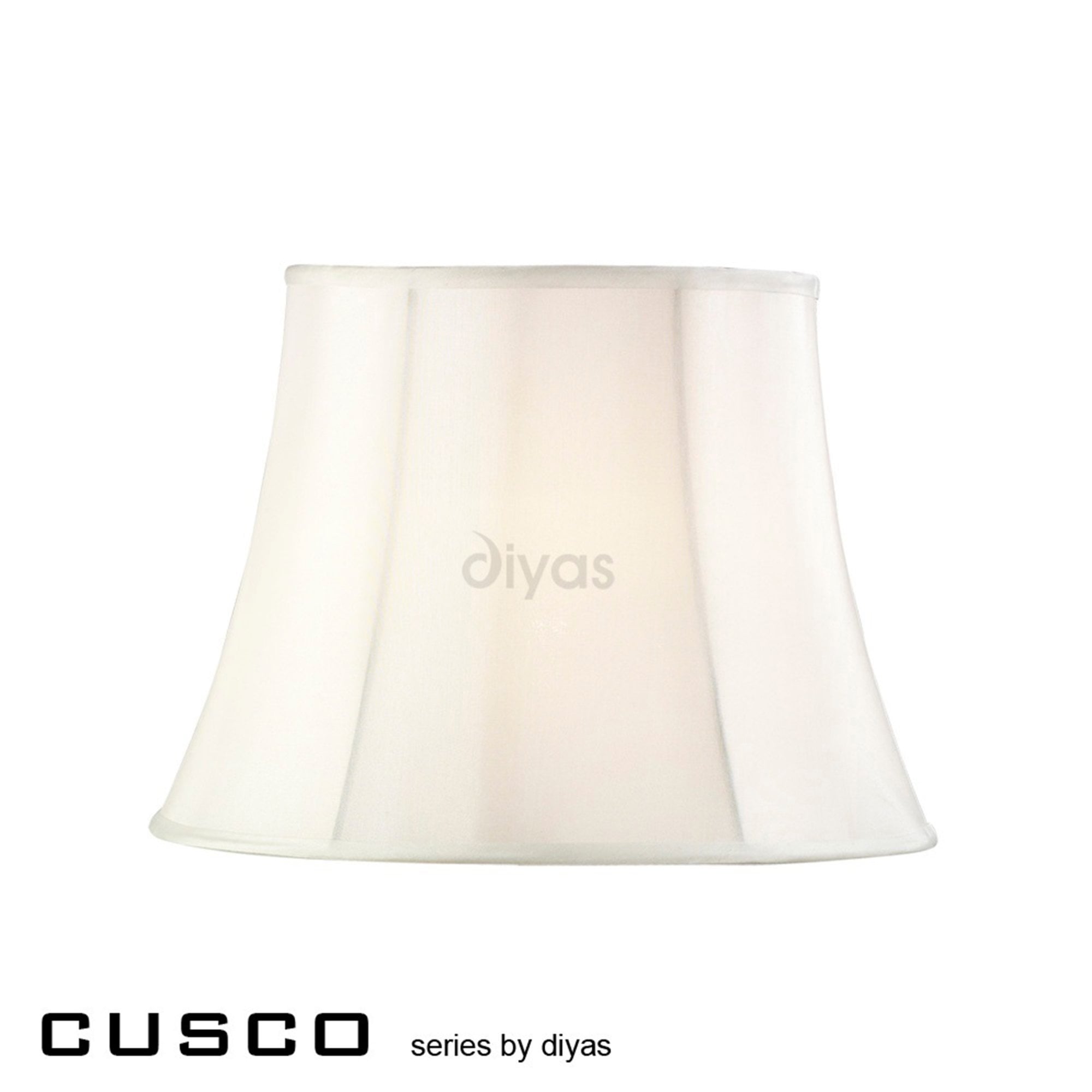 Diyas ILS20278 Cusco Hexagon Medium Shade - Cream 18/30.5cm - Shade Only