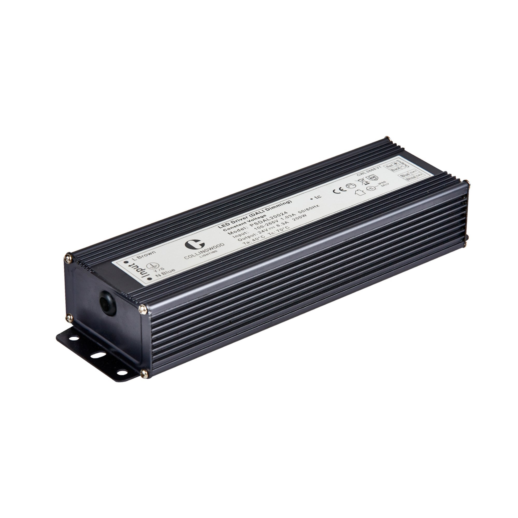 Collingwood PSDAL20024 200W 24V Driver - IP66 - DALI Dimmable