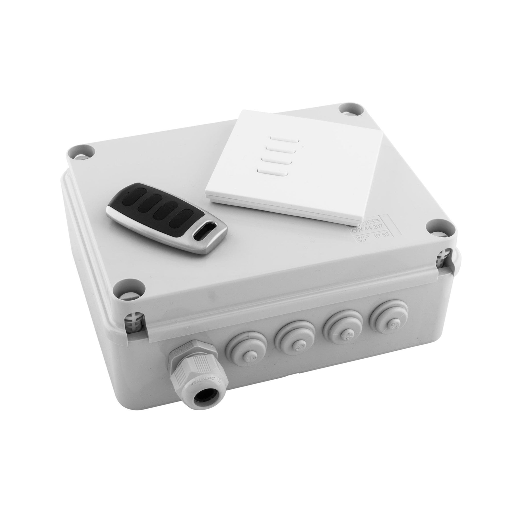 Wise Box Remote Control Kit V4 (4 ch receiver, switch, fob) Version 4 - NON DIMMING