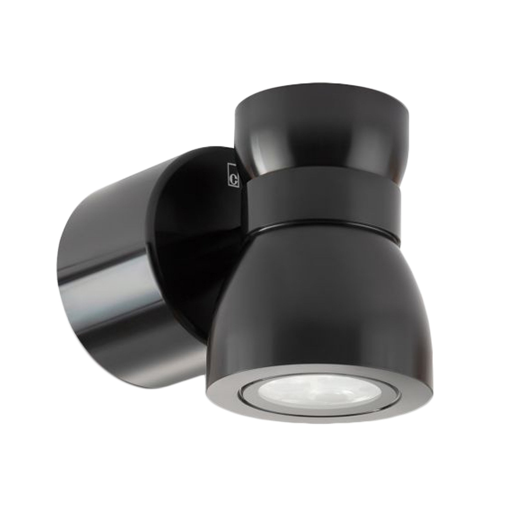 Collingwood WL075 SPS Straight to Mains High Output LED Wall Light - Anodised Aluminium Black