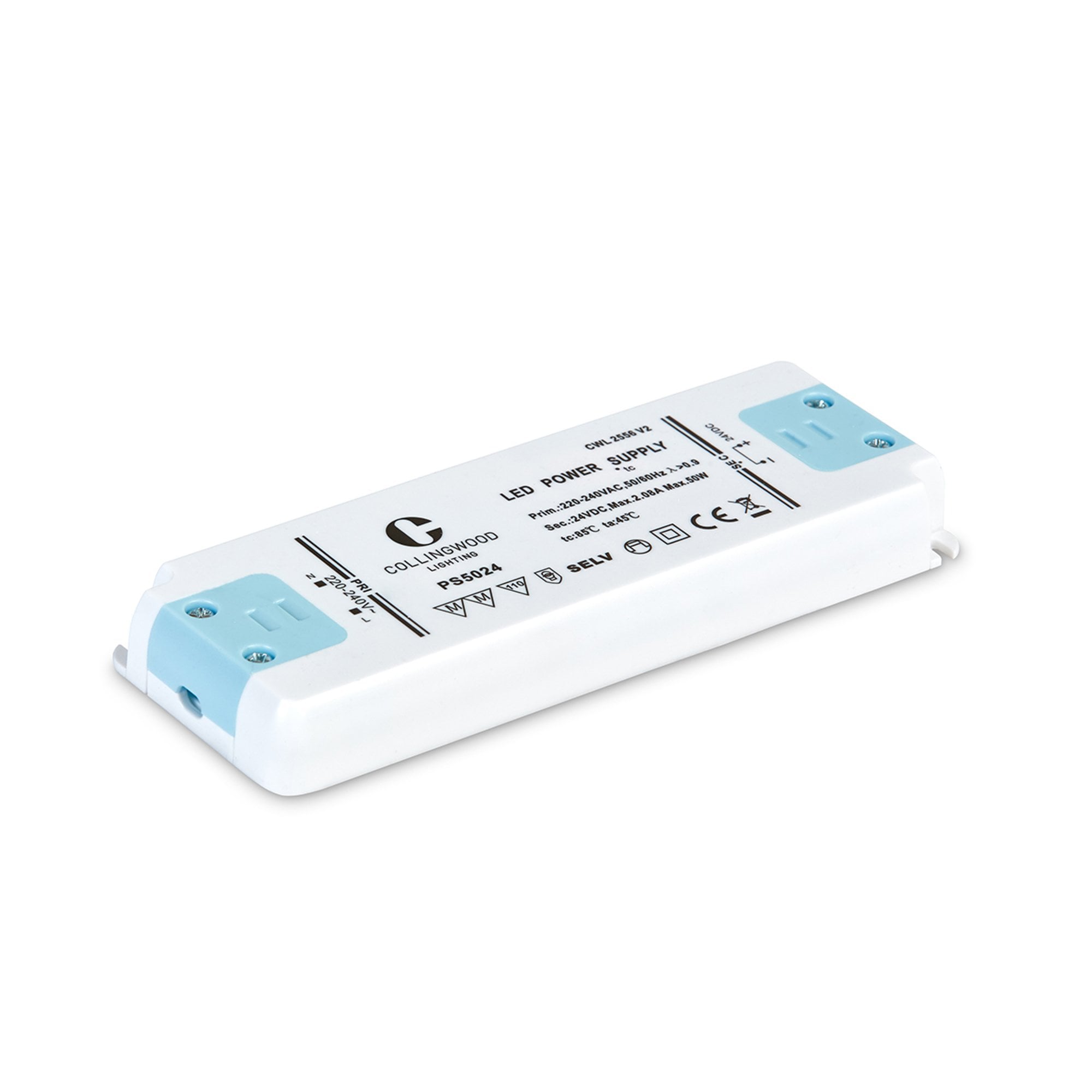 Collingwood PS7524 75W IP20 24V Driver - IP20 - Non-Dimmable