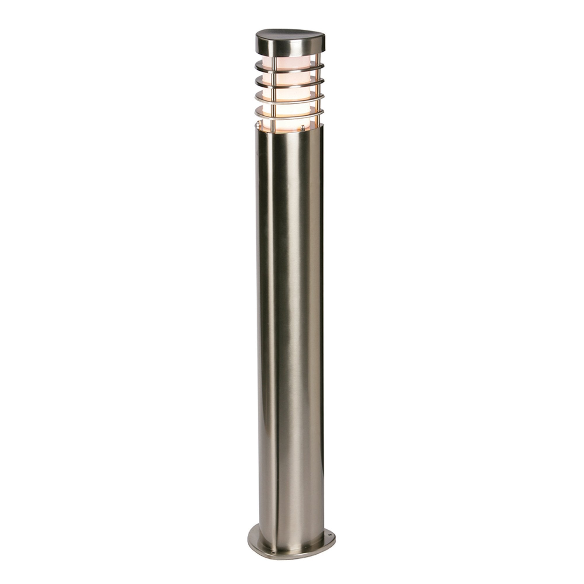 Saxby Bliss Bollard IP44 - Brushed Stainless Steel