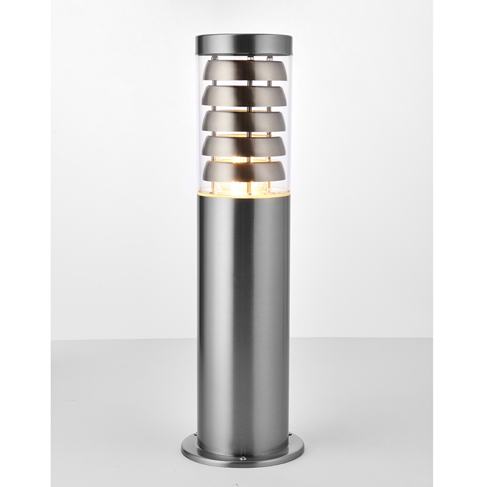 Saxby Tango Post IP44 - Brushed Stainless Steel - 450mm