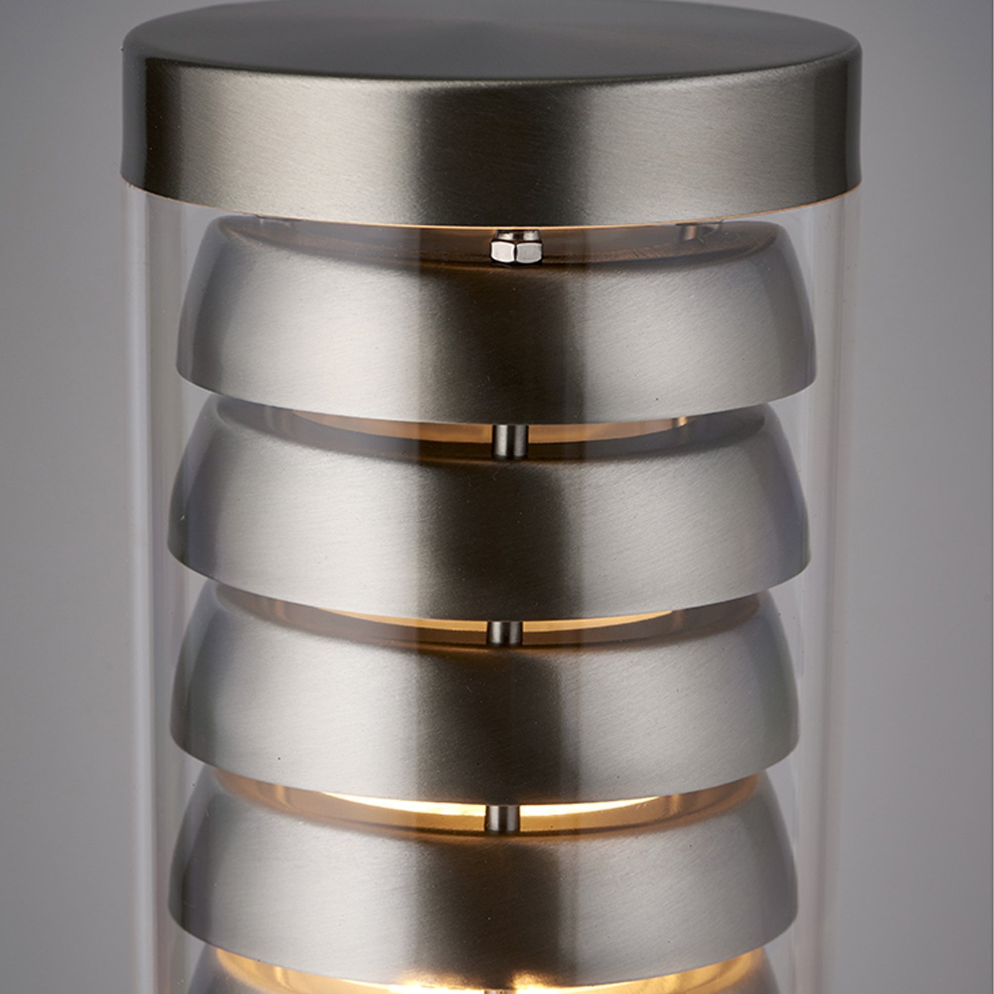 Saxby Tango Post IP44 - Brushed Stainless Steel - 450mm