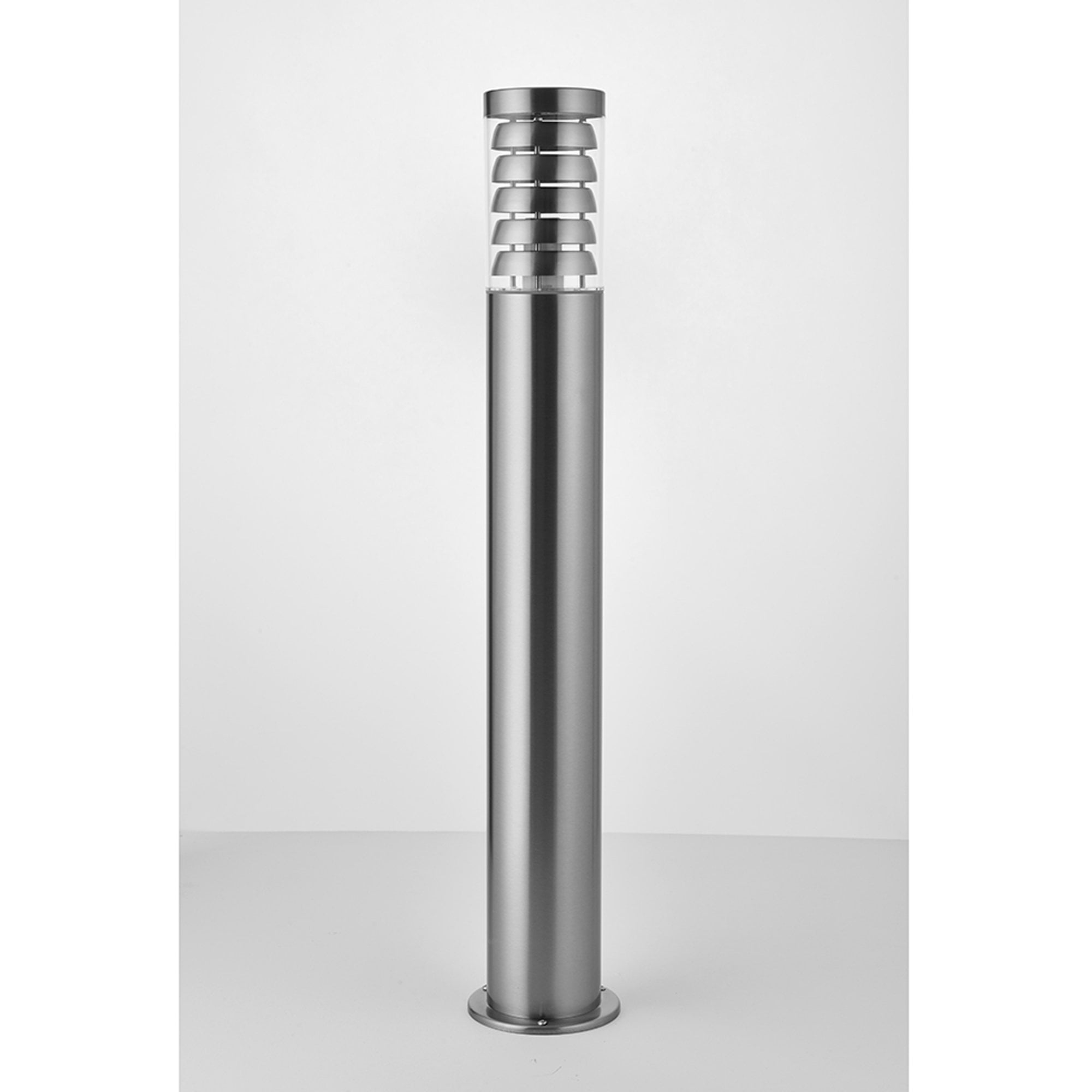 Saxby Tango Bollard IP44 - Brushed Stainless Steel - 800mm
