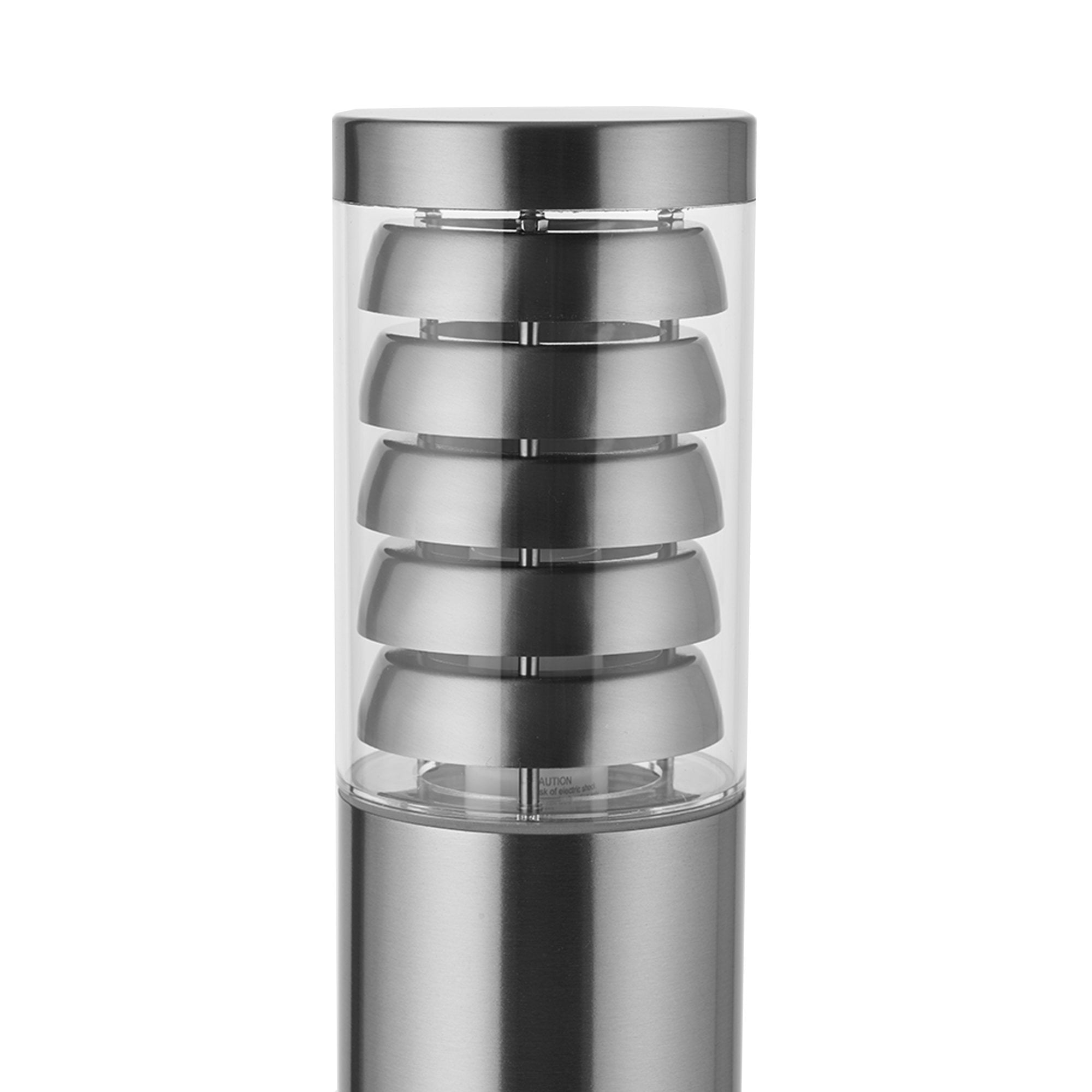 Saxby Tango Bollard IP44 - Brushed Stainless Steel - 800mm