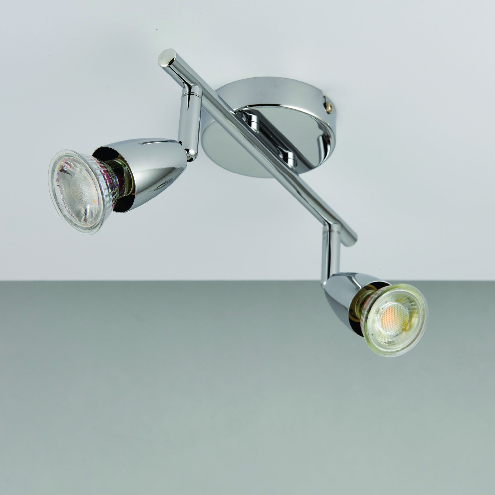 Saxby Amalfi 2 Light Bar Fitting - Chrome Plate