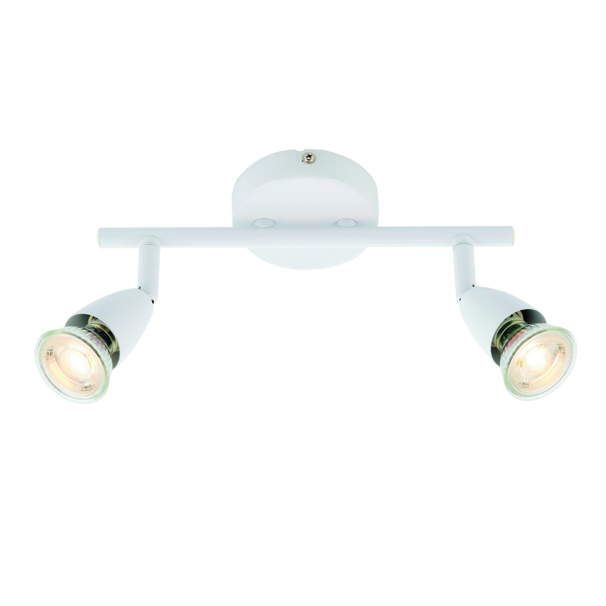 Saxby Amalfi 2 Light Bar Fitting - Gloss White