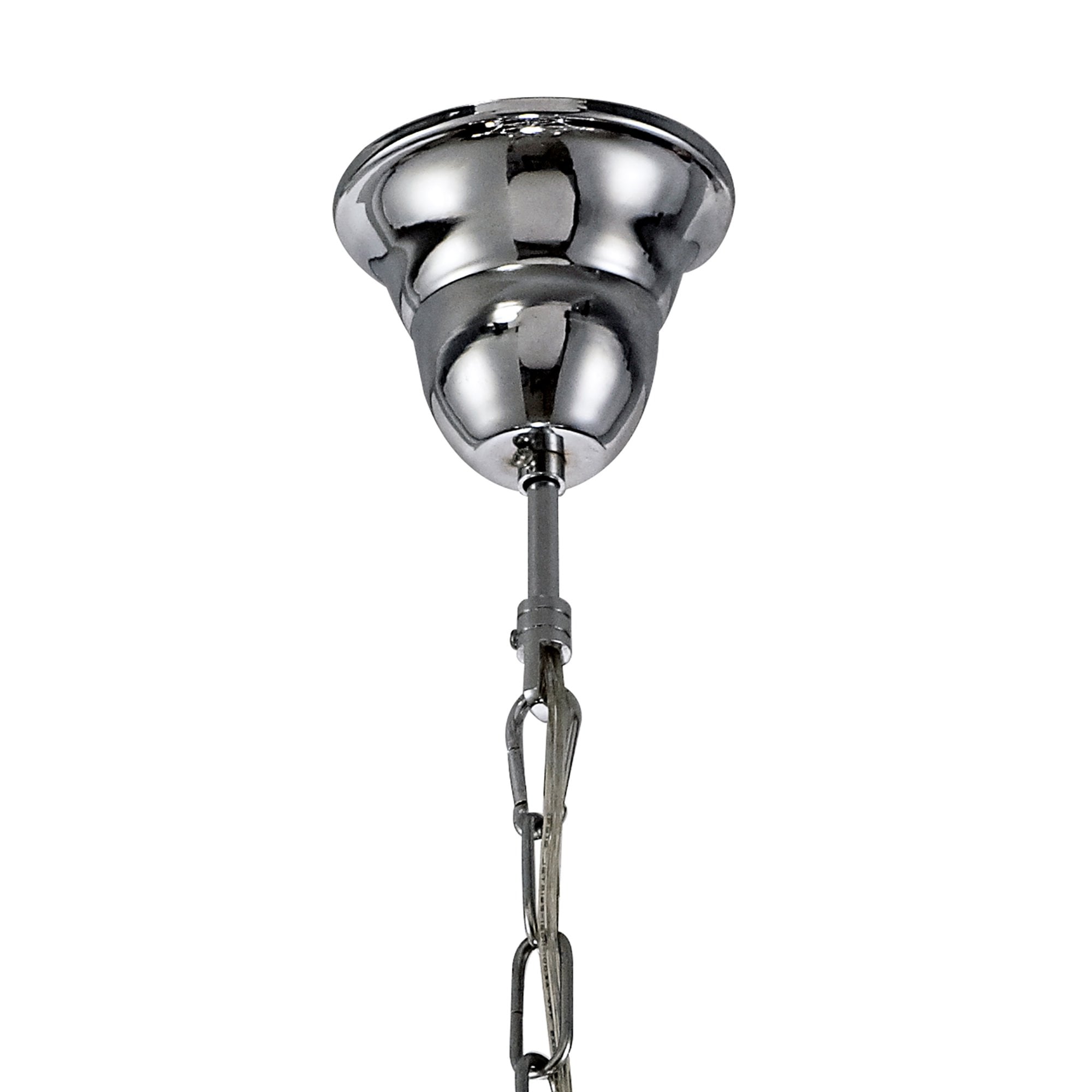 Diyas Armand Pendant 6 Light E14 - Polished Chrome/Crystal