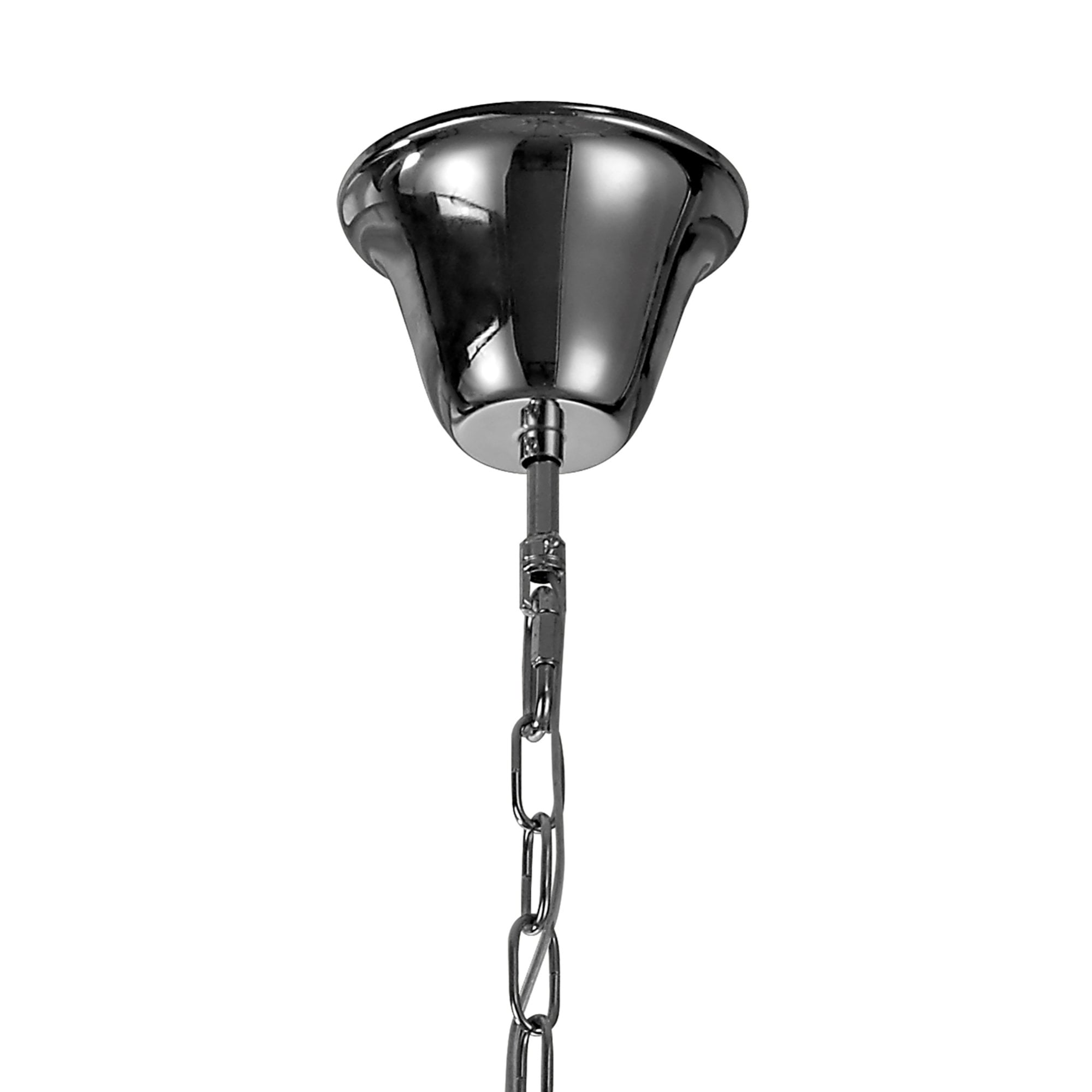 Diyas Armand Pendant 8 Light E14 - Polished Chrome/Crystal