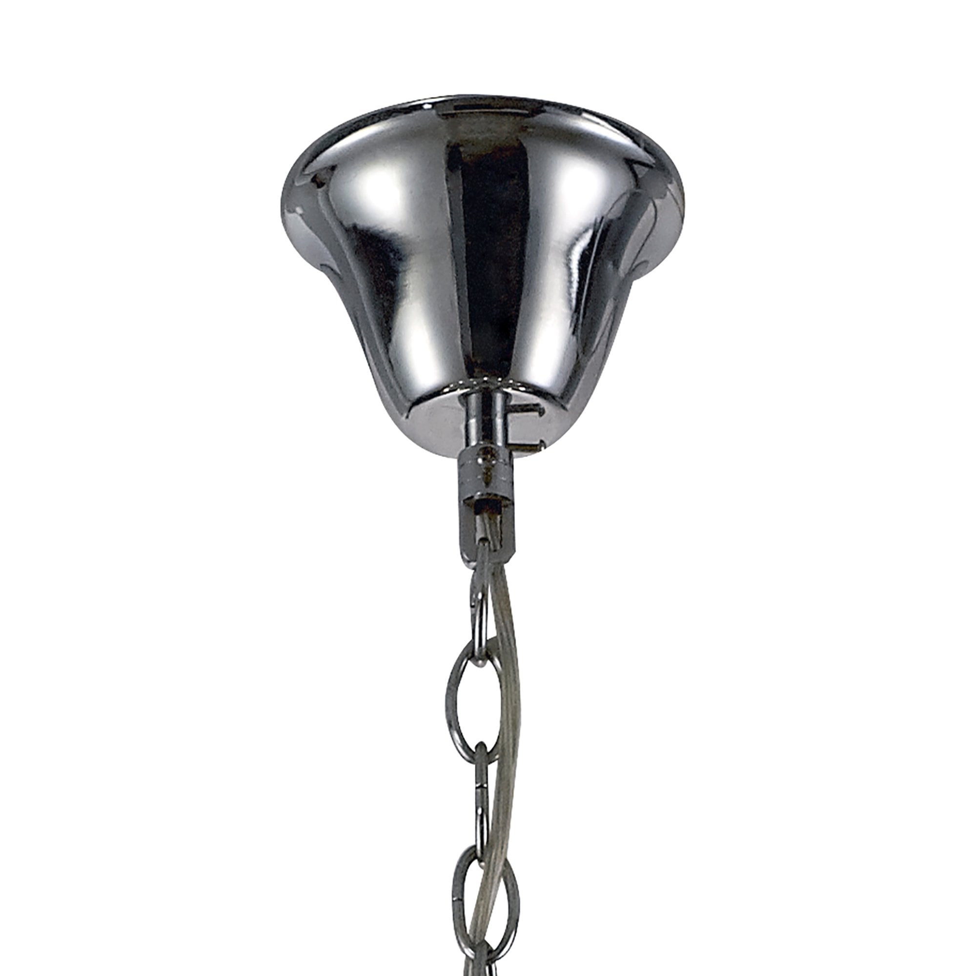 Diyas Armand Pendant 6+3+3 Light E14 - Polished Chrome/Crystal