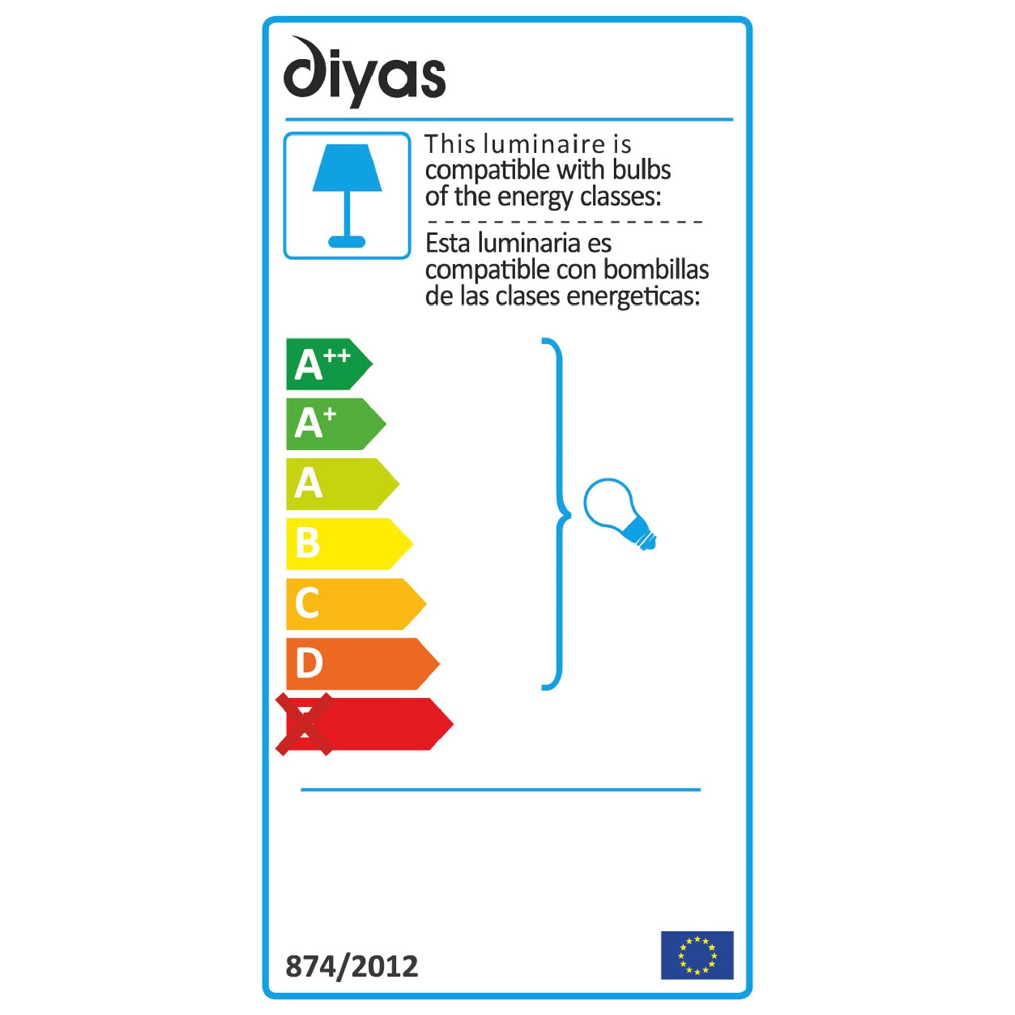 Diyas Coniston Pendant 3 Light E14 - Polished Chrome/Crystal