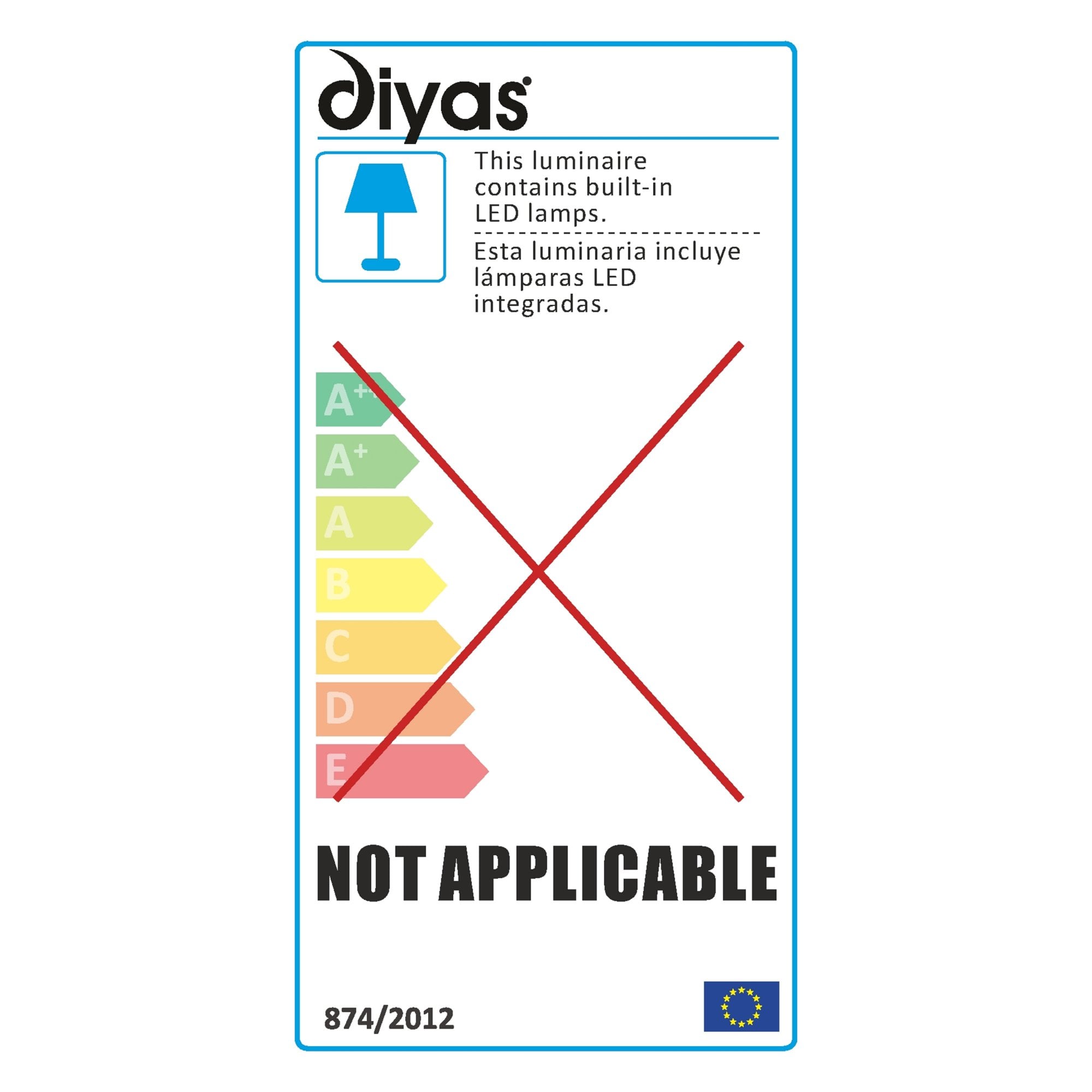 Diyas ILS10703 Clip On Crystal Ring Shade - Black Chrome - 8.5/12cm - Shade Only