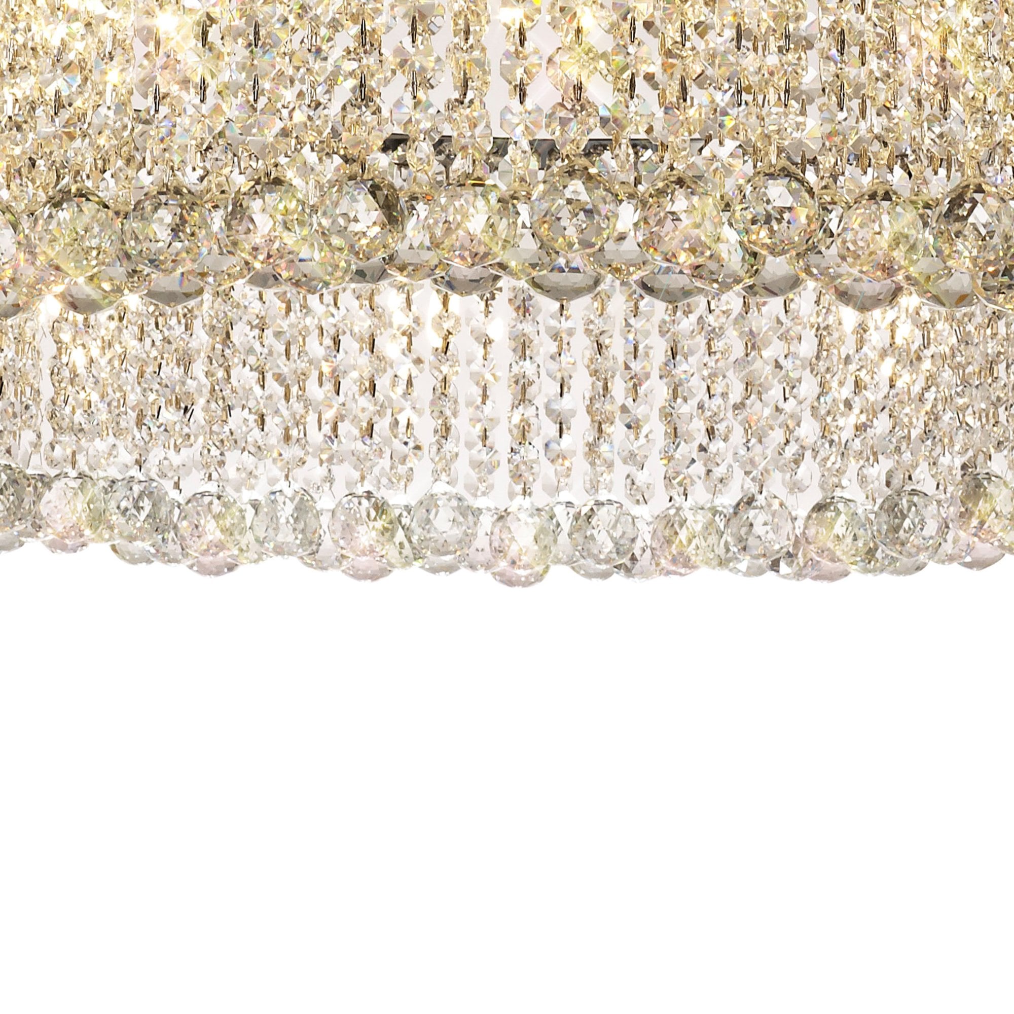 Diyas Empire 85cm Round Pendant Chandelier - Polished Chrome/Crystal