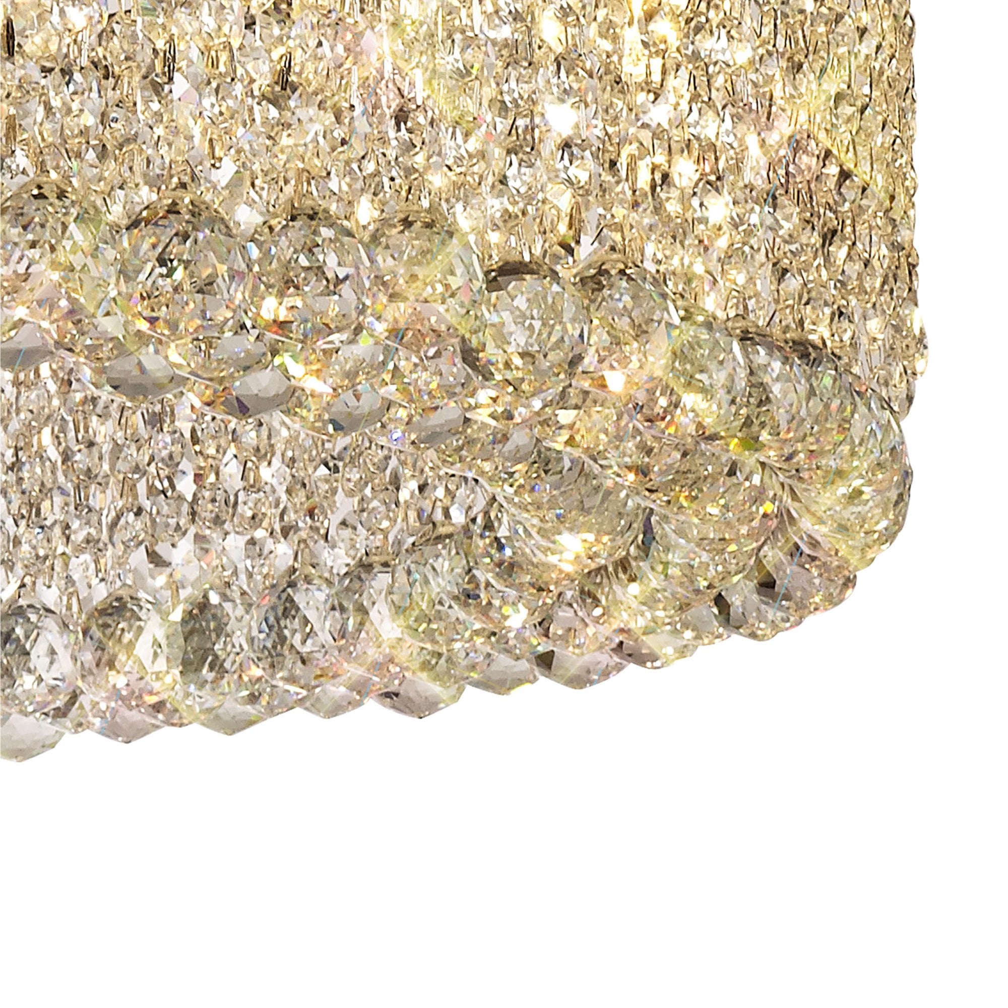 Diyas Empire 85cm Round Pendant Chandelier - Polished Chrome/Crystal