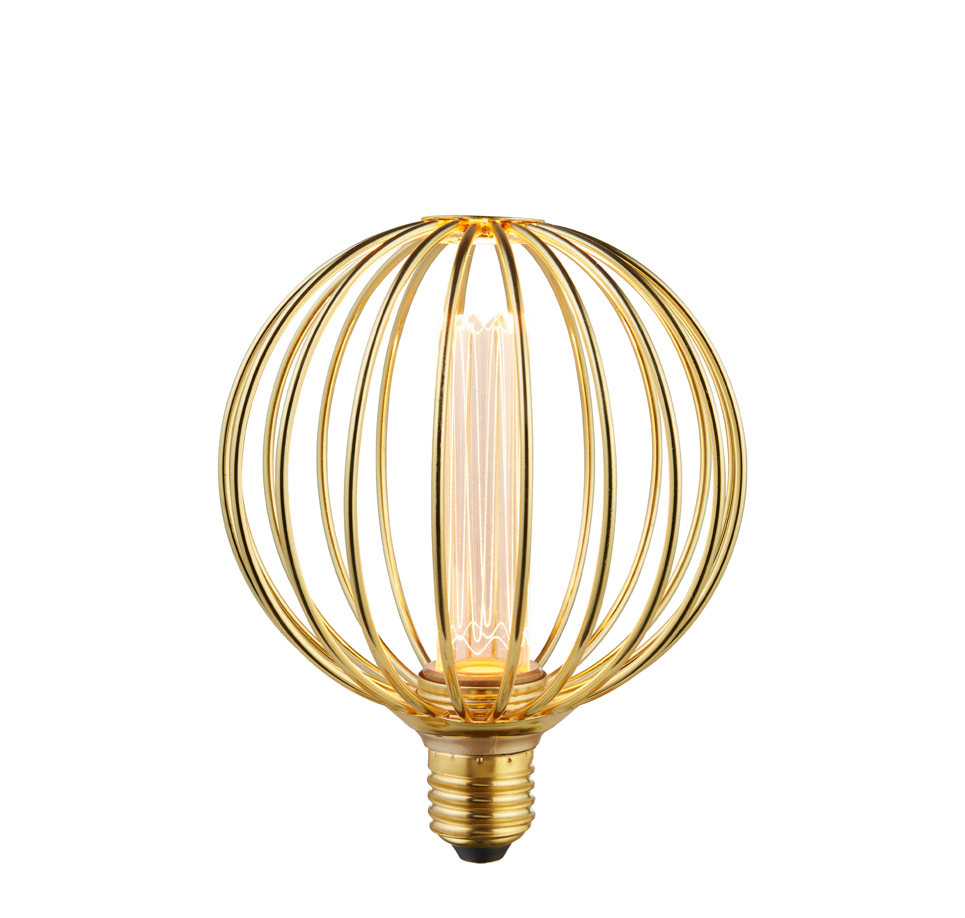 Searchlight E27 LED 3.5W Globe Lamp - 1800K - Dimmable - Gold