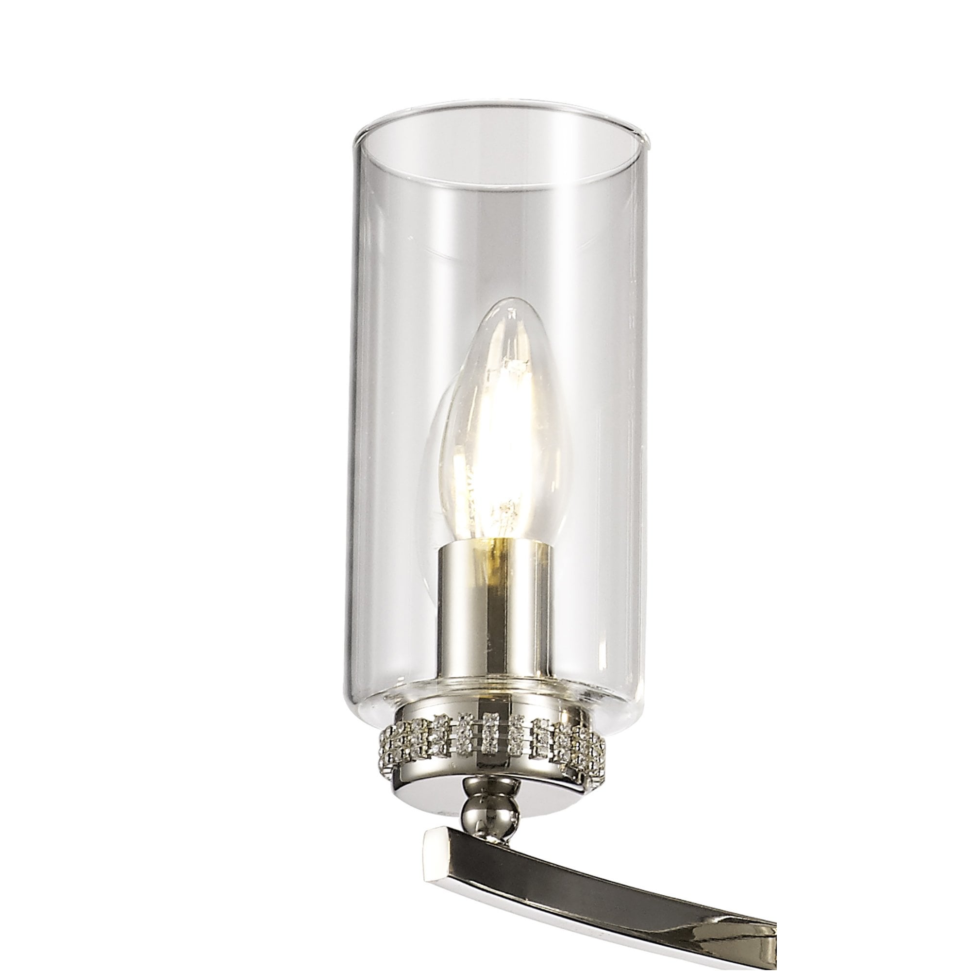 Fabula Heathcote 3 Light Pendant/Semi-Flush Light - Polished Nickel