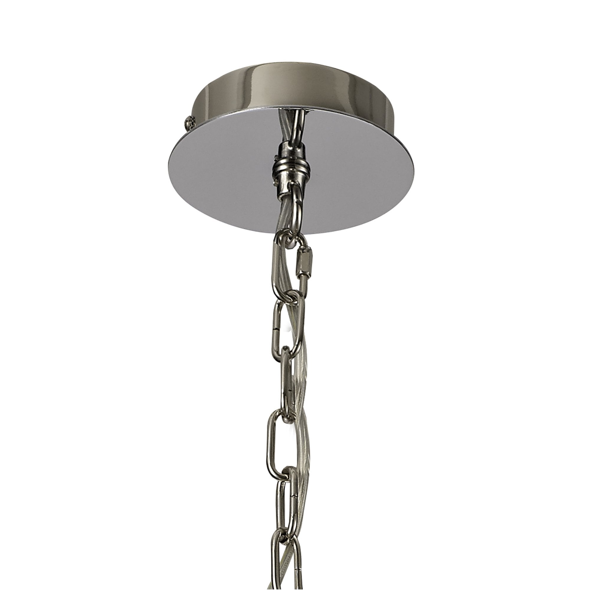 Fabula Heathcote 6 Light Rectangular Pendant/Semi-Flush Light - Polished Nickel