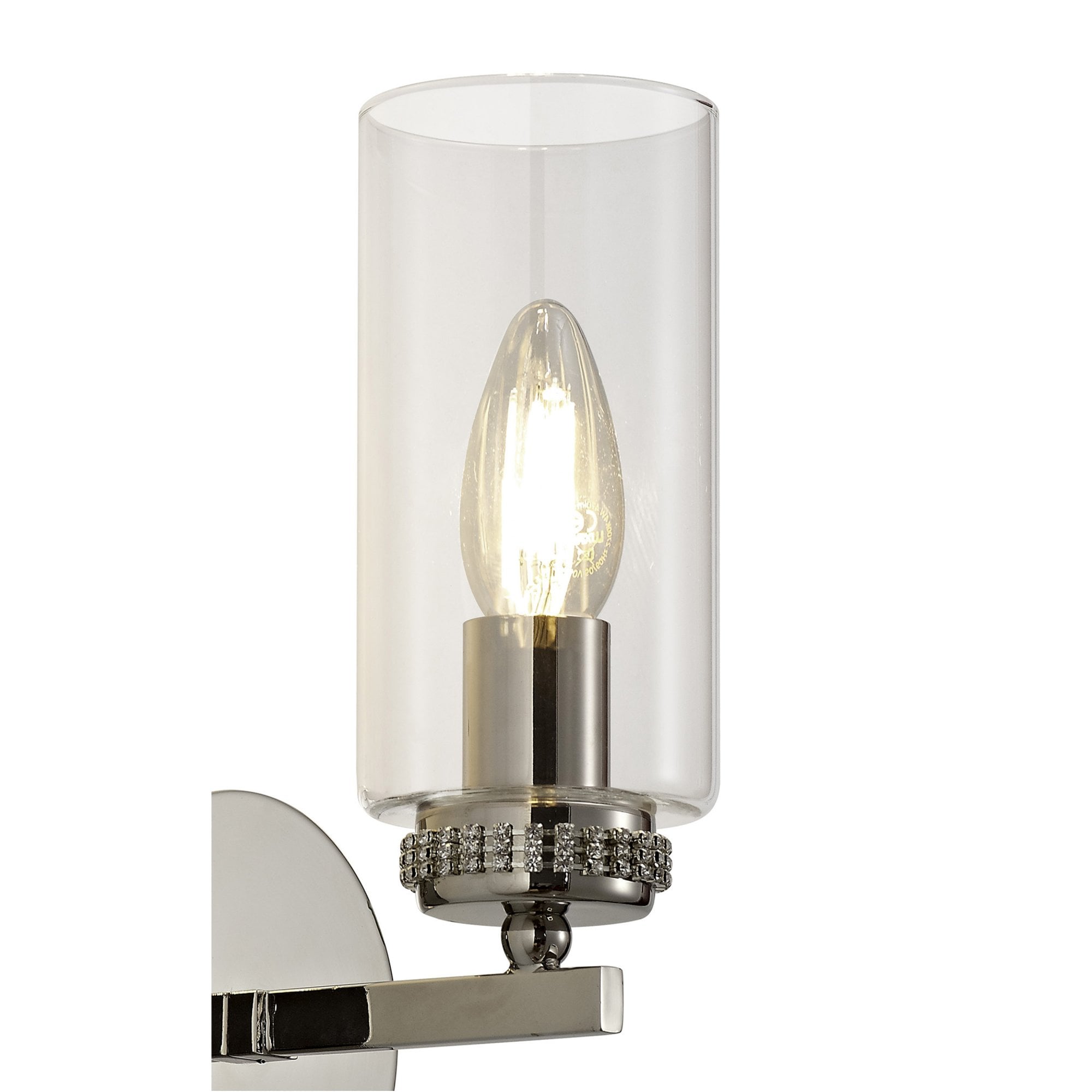 Fabula Heathcote Single Wall Lamp - Polished Nickel
