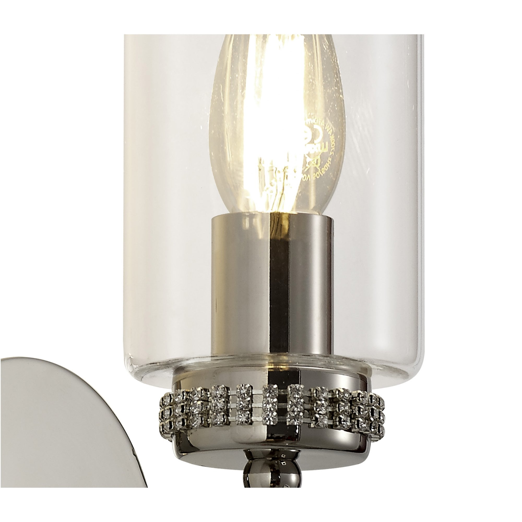 Fabula Heathcote Single Wall Lamp - Polished Nickel
