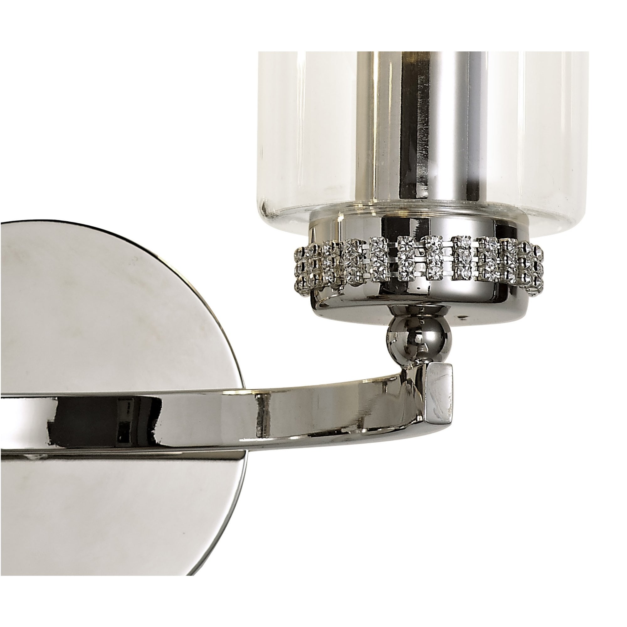 Fabula Heathcote 2 Light Wall Lamp - Polished Nickel