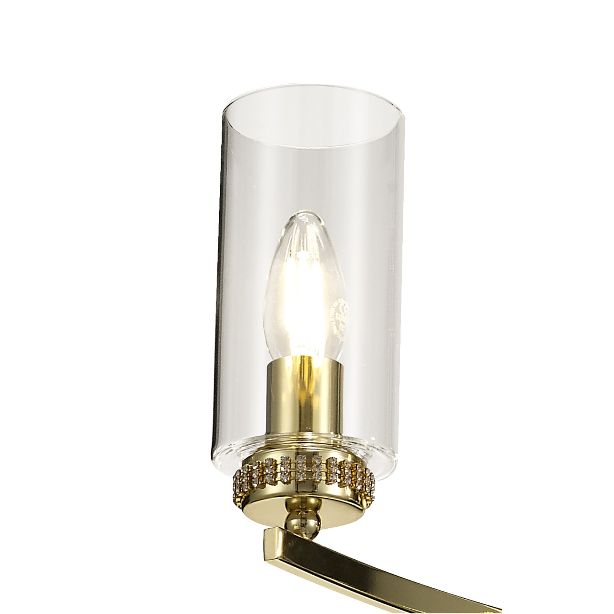 Fabula Heathcote 3 Light Pendant/Semi-Flush Light - Polished Gold