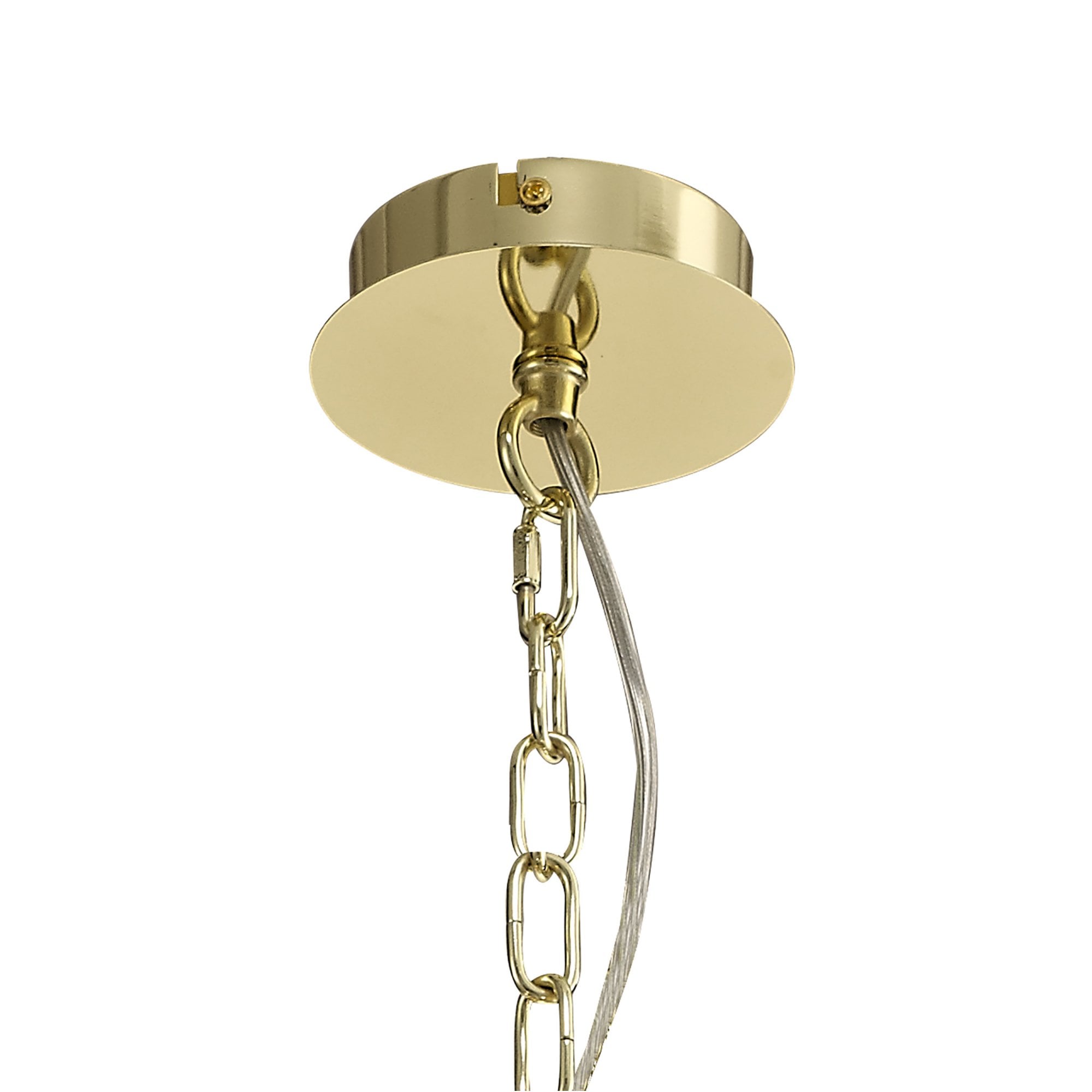 Fabula Heathcote 5 Light Pendant/Semi-Flush Light - Polished Gold