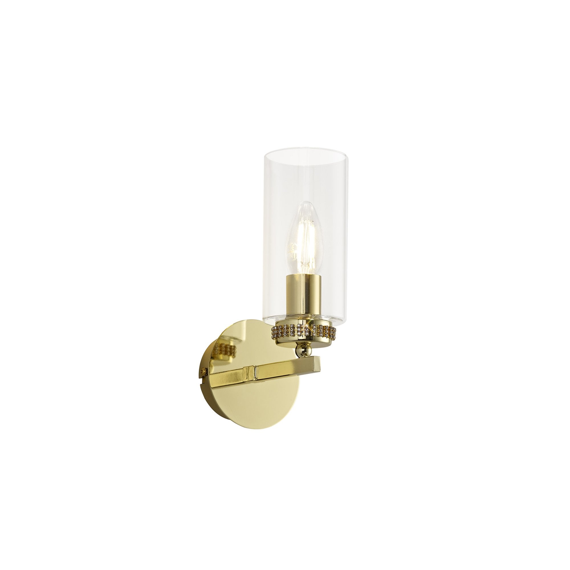Fabula Heathcote Single Wall Lamp - Polished Gold