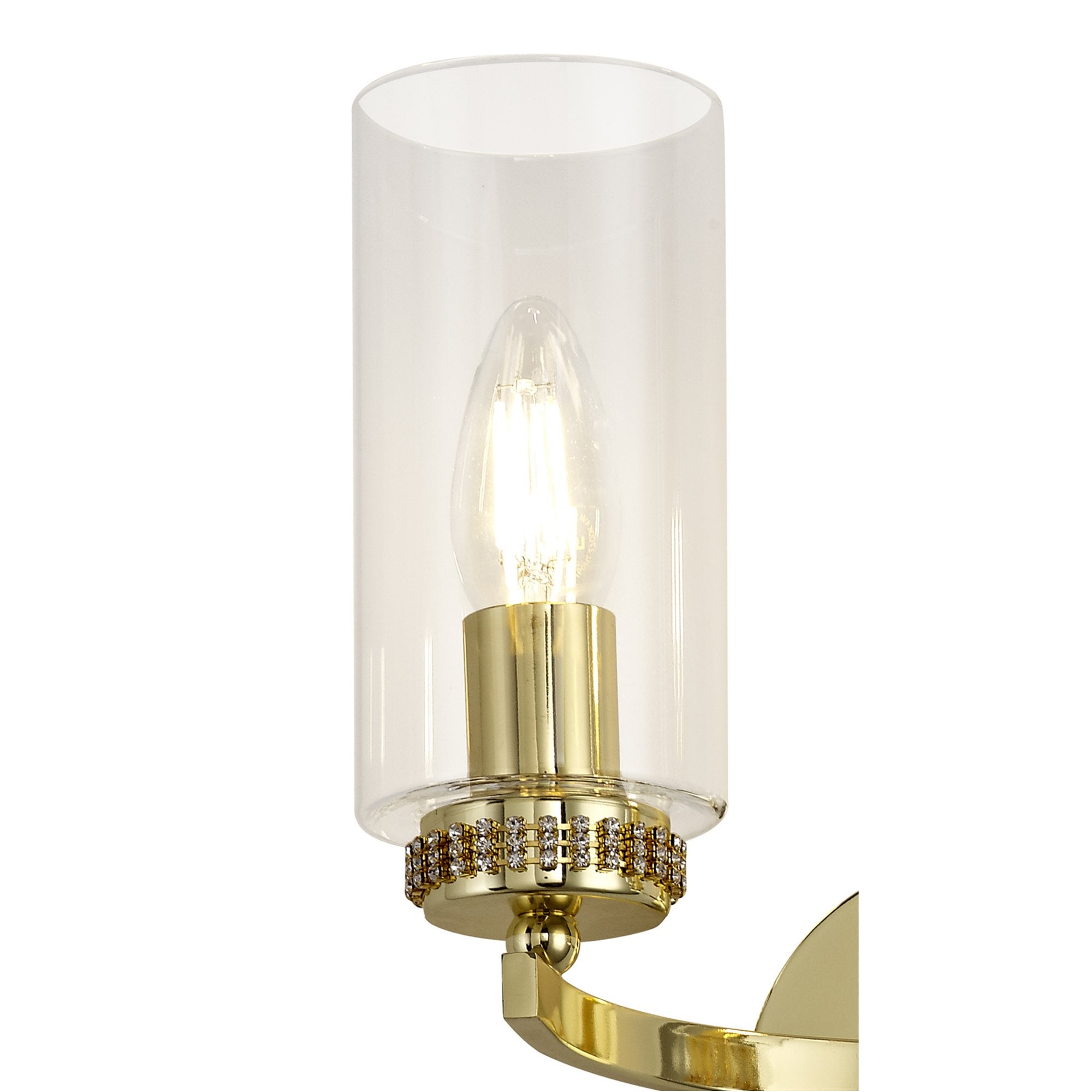 Fabula Heathcote 2 Light Wall Lamp - Polished Gold