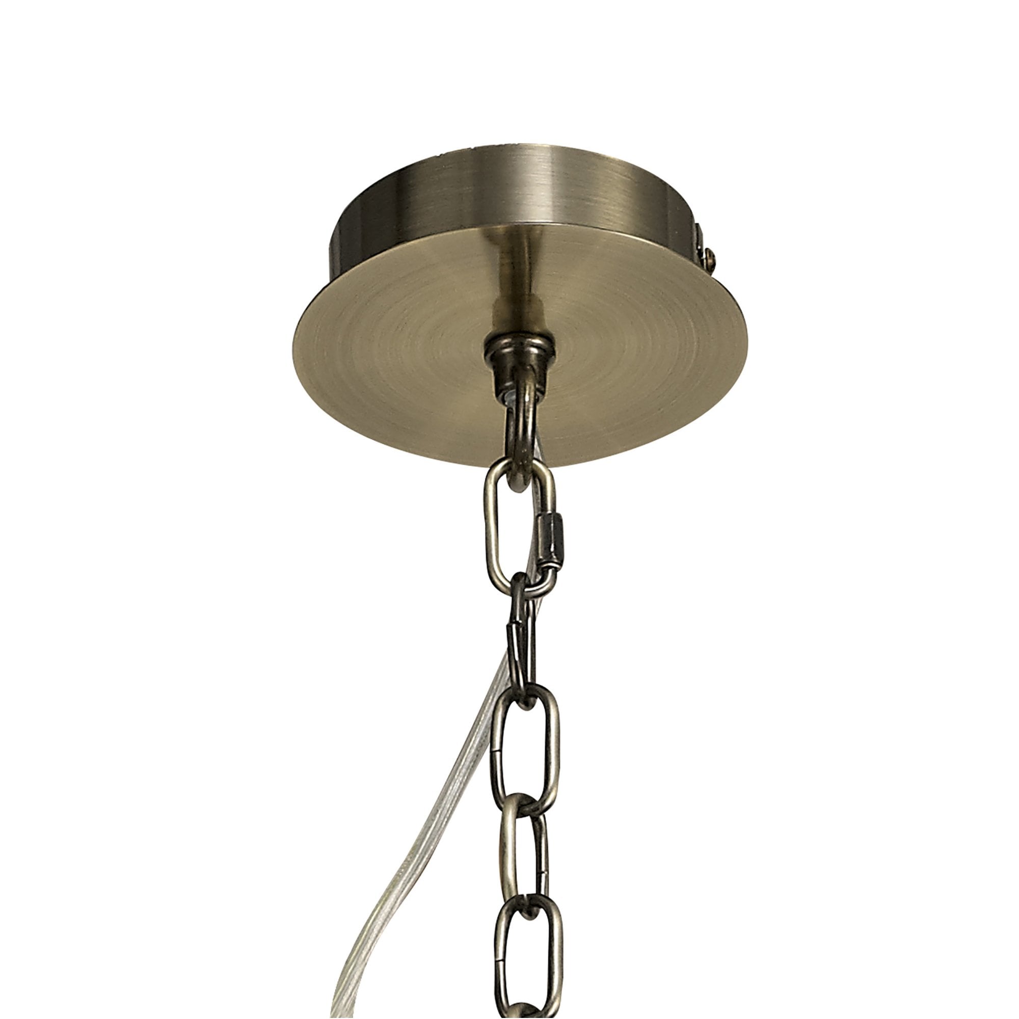 Fabula Heathcote 5 Light Pendant/Semi-Flush Light - Antique Brass
