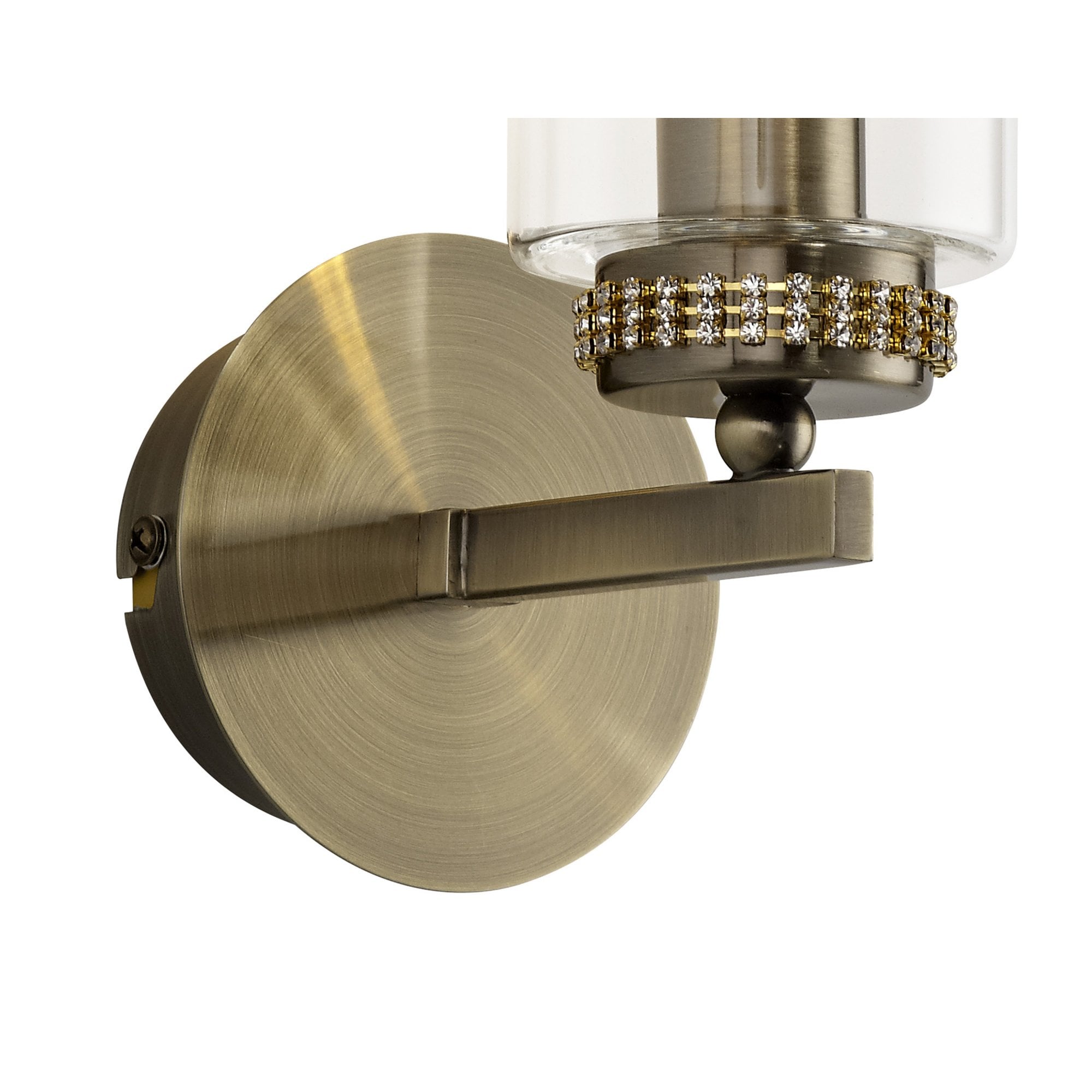 Fabula Heathcote Single Wall Lamp - Antique Brass