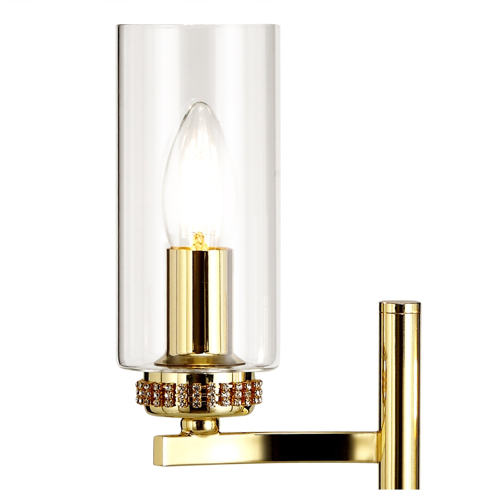 Fabula Heathcote 2 Light Table Lamp - Polished Gold