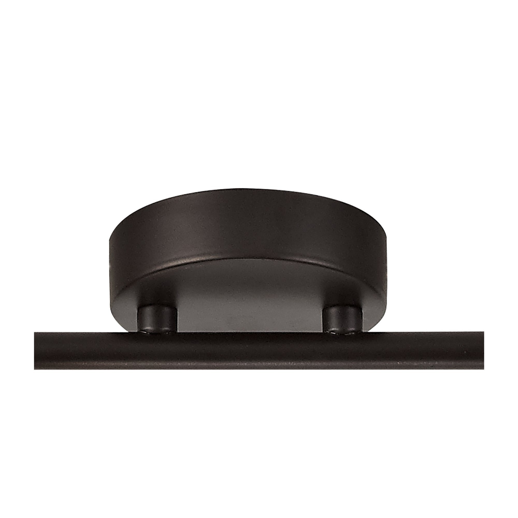 Fabula Leaden 4 Light Linear Bar Spotlight - Oiled Bronze, Polished Chrome & Amber Glass