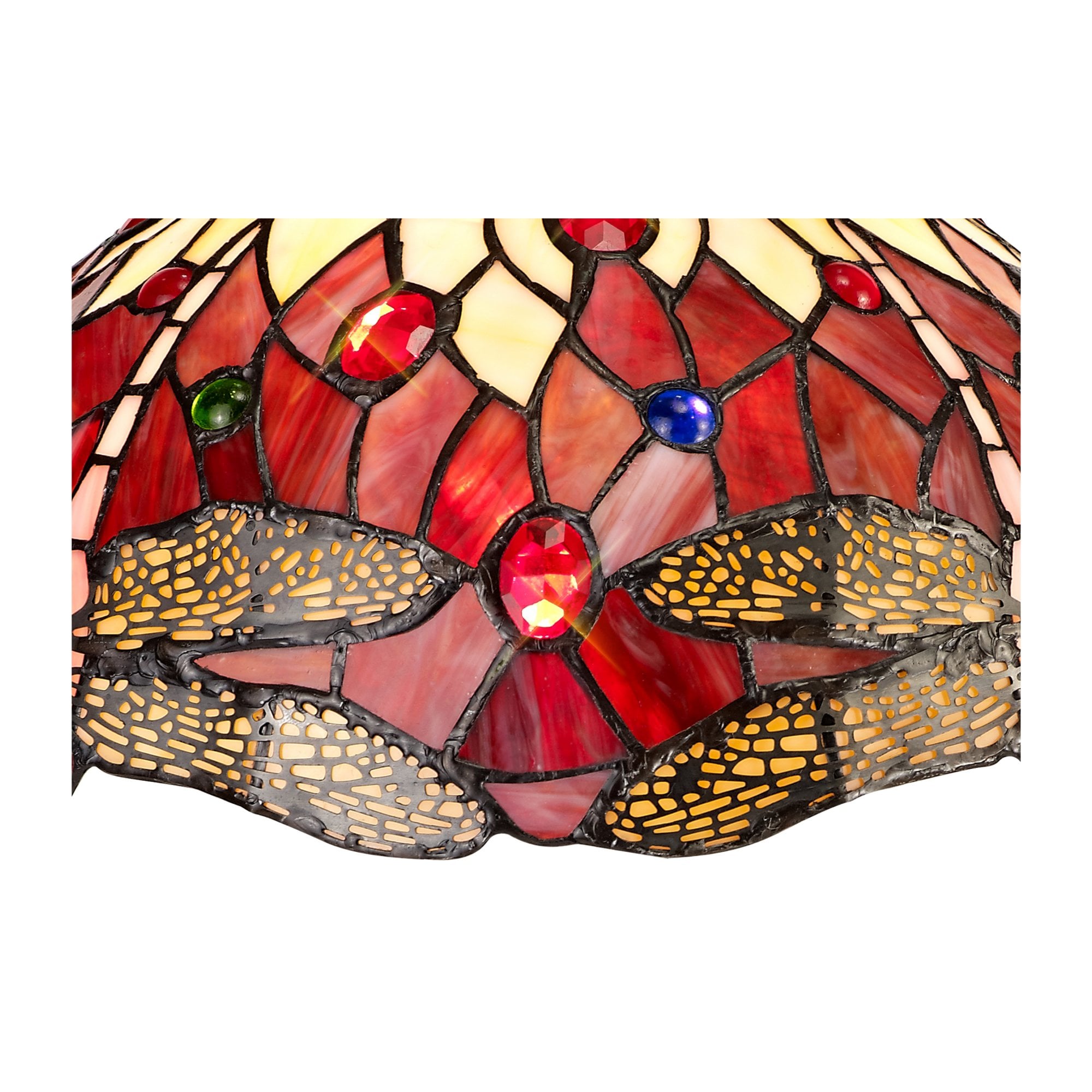 Fabula Hornbeam 30cm Tiffany Shade - Purple & Pink - Shade Only