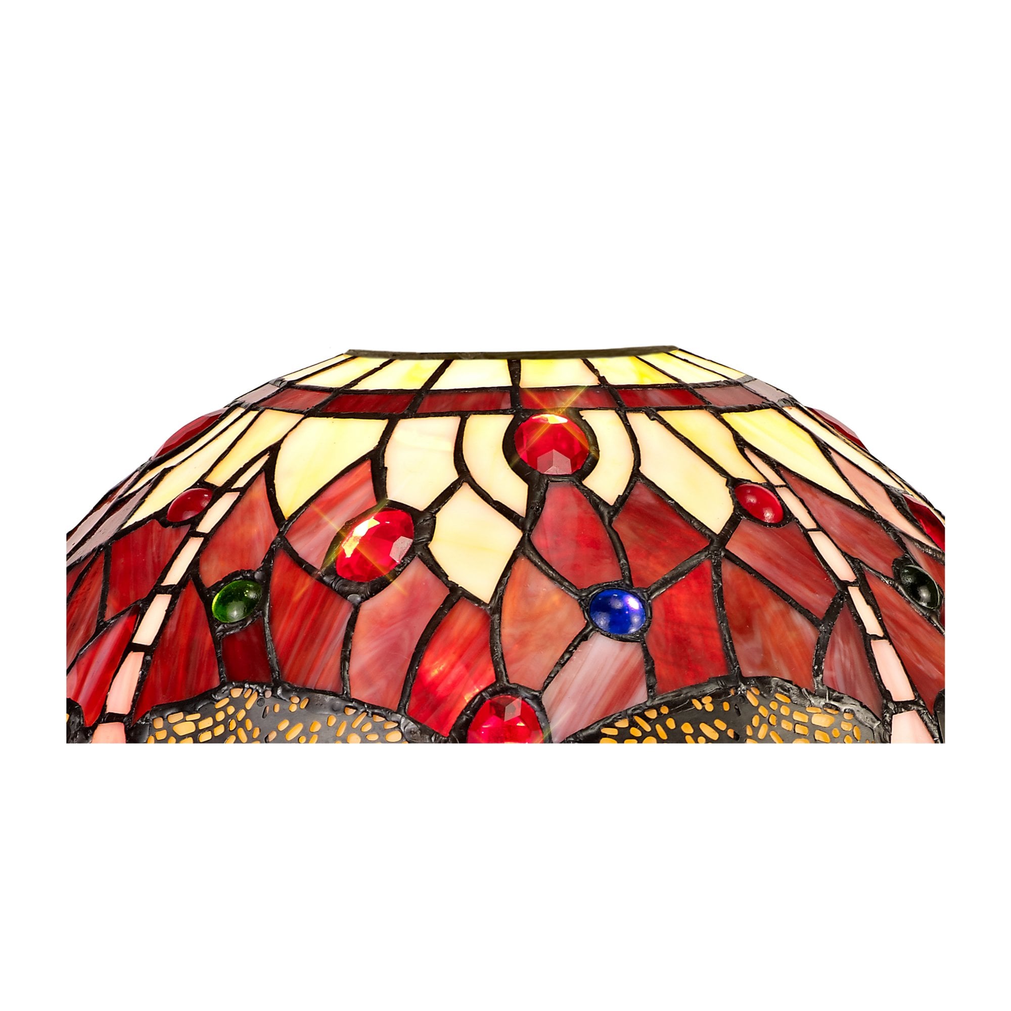 Fabula Hornbeam 30cm Tiffany Shade - Purple & Pink - Shade Only