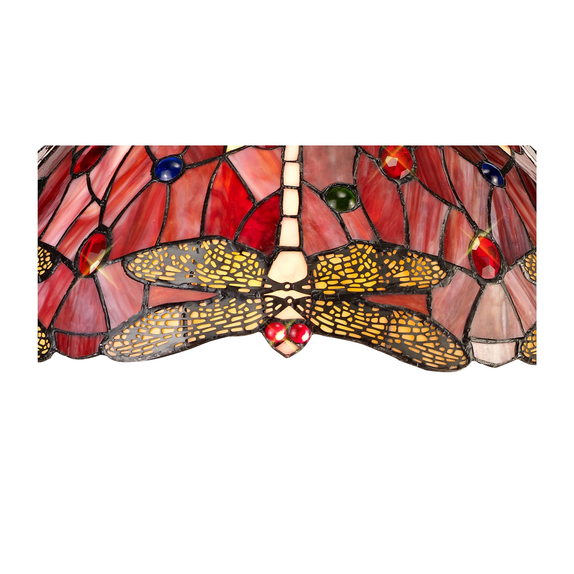 Fabula Hornbeam 40cm Tiffany Shade - Purple & Pink - Shade Only