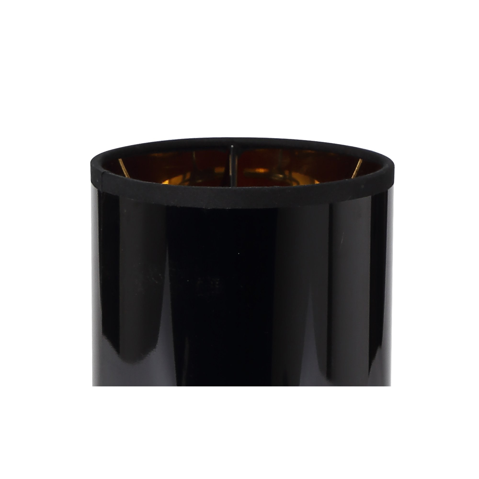 Fabula Buckhurst Round 120 x 200mm Shade - Gold & Black - Shade Only