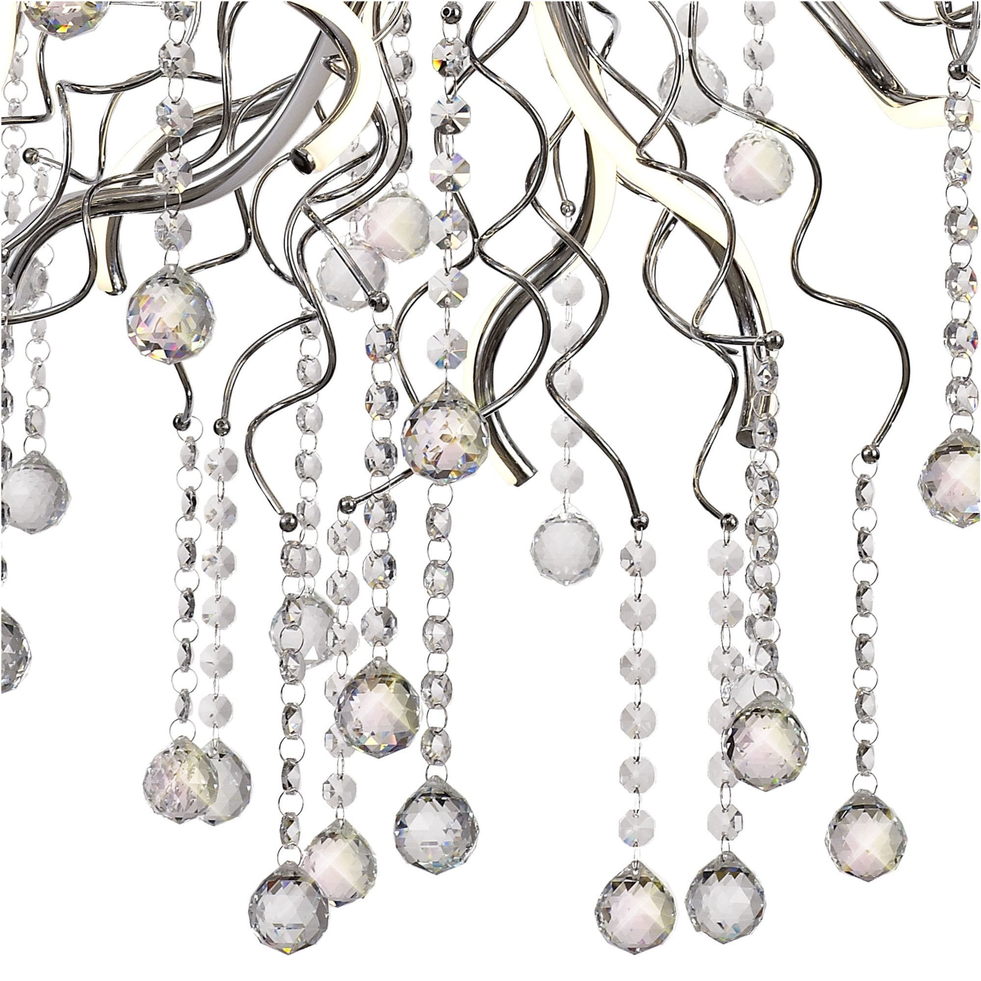 Fabula Alderton Dimmable 24 Light LED Pendant - Polished Chrome