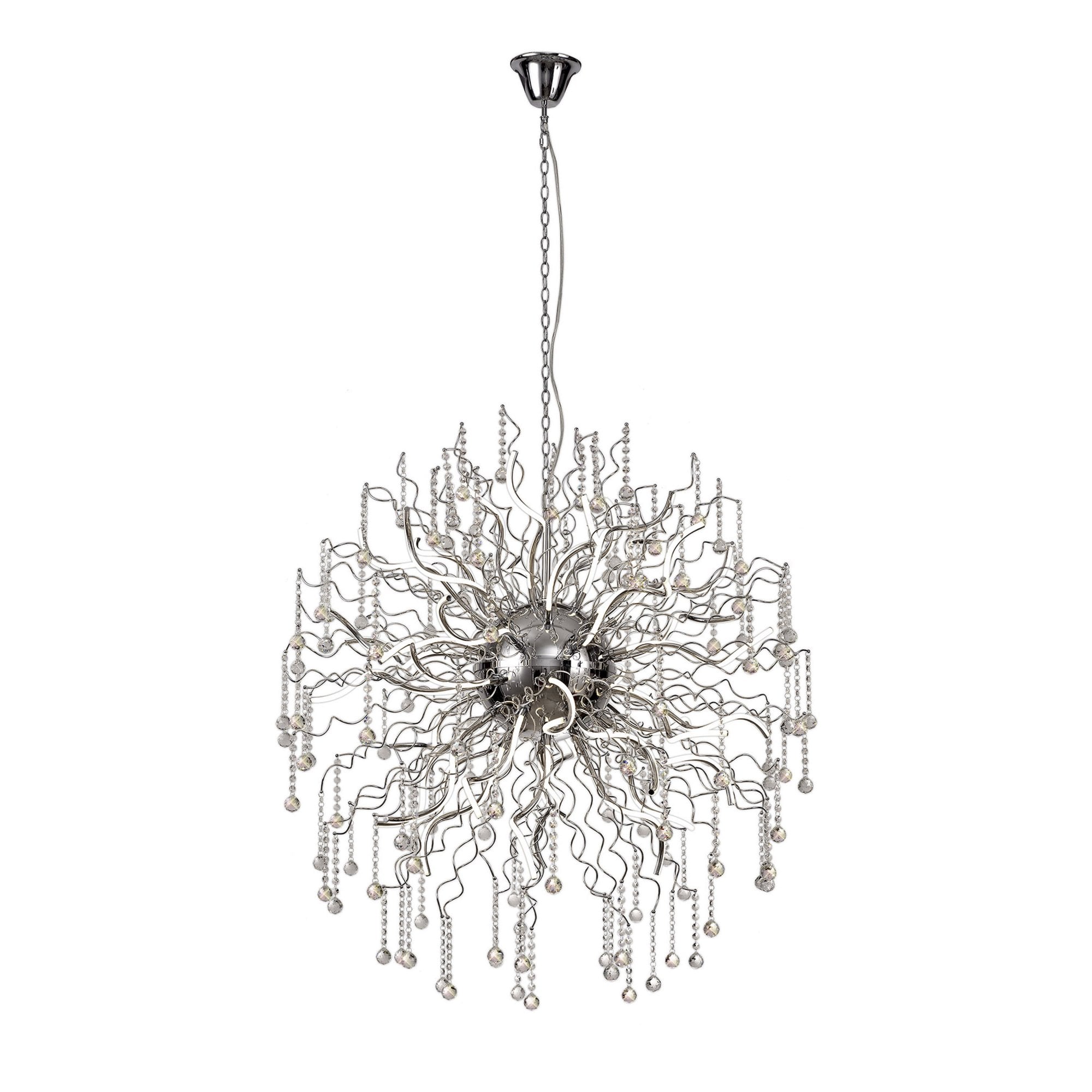 Fabula Alderton Dimmable 40 Light LED Pendant - Polished Chrome