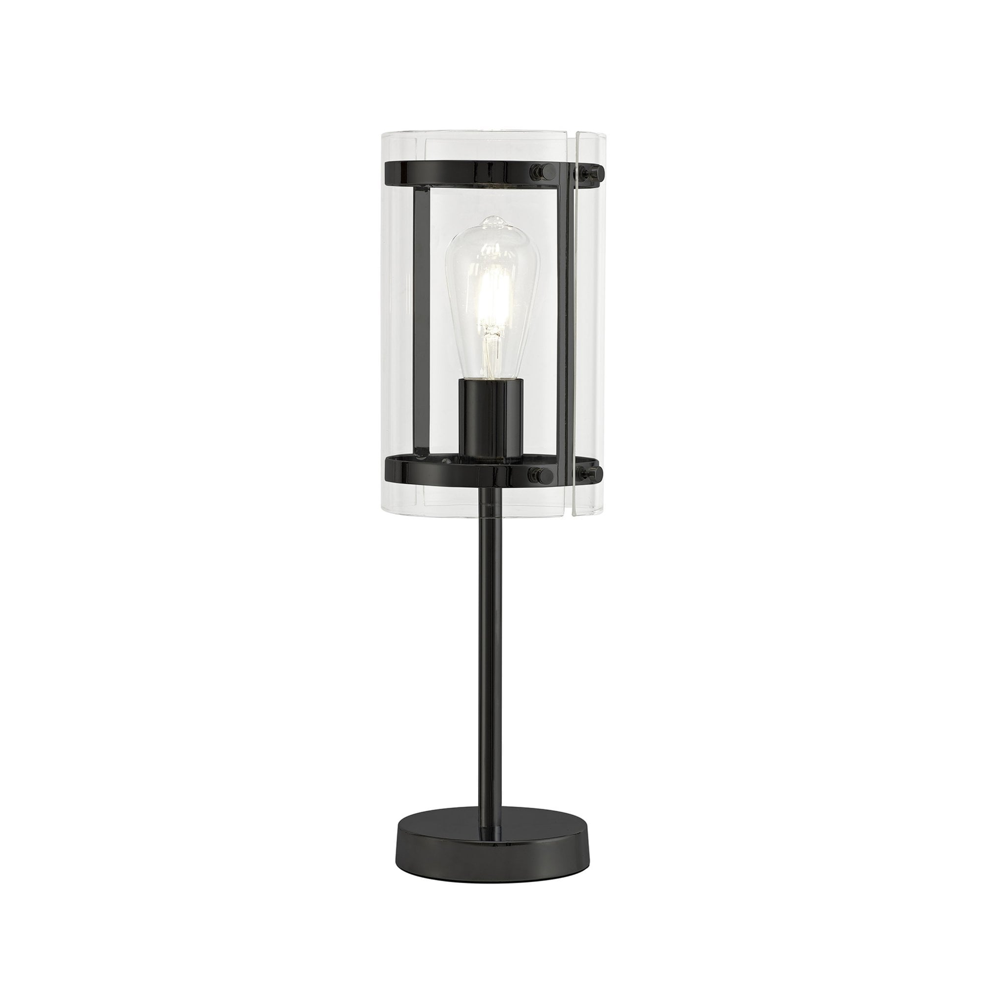 Fabula Regents Single Table Lamp - Matt Black