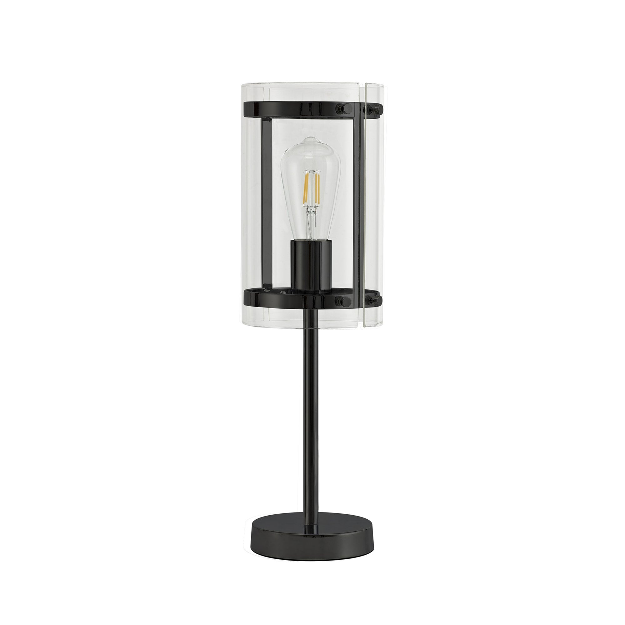 Fabula Regents Single Table Lamp - Matt Black