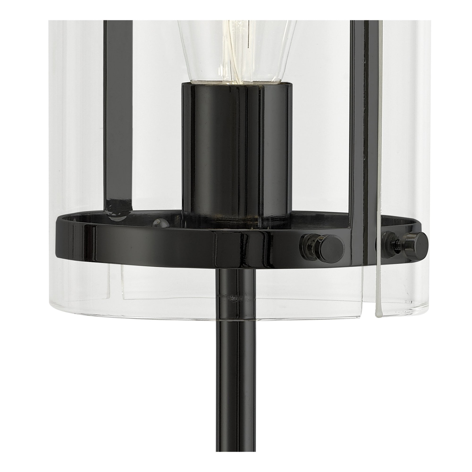 Fabula Regents Single Table Lamp - Matt Black
