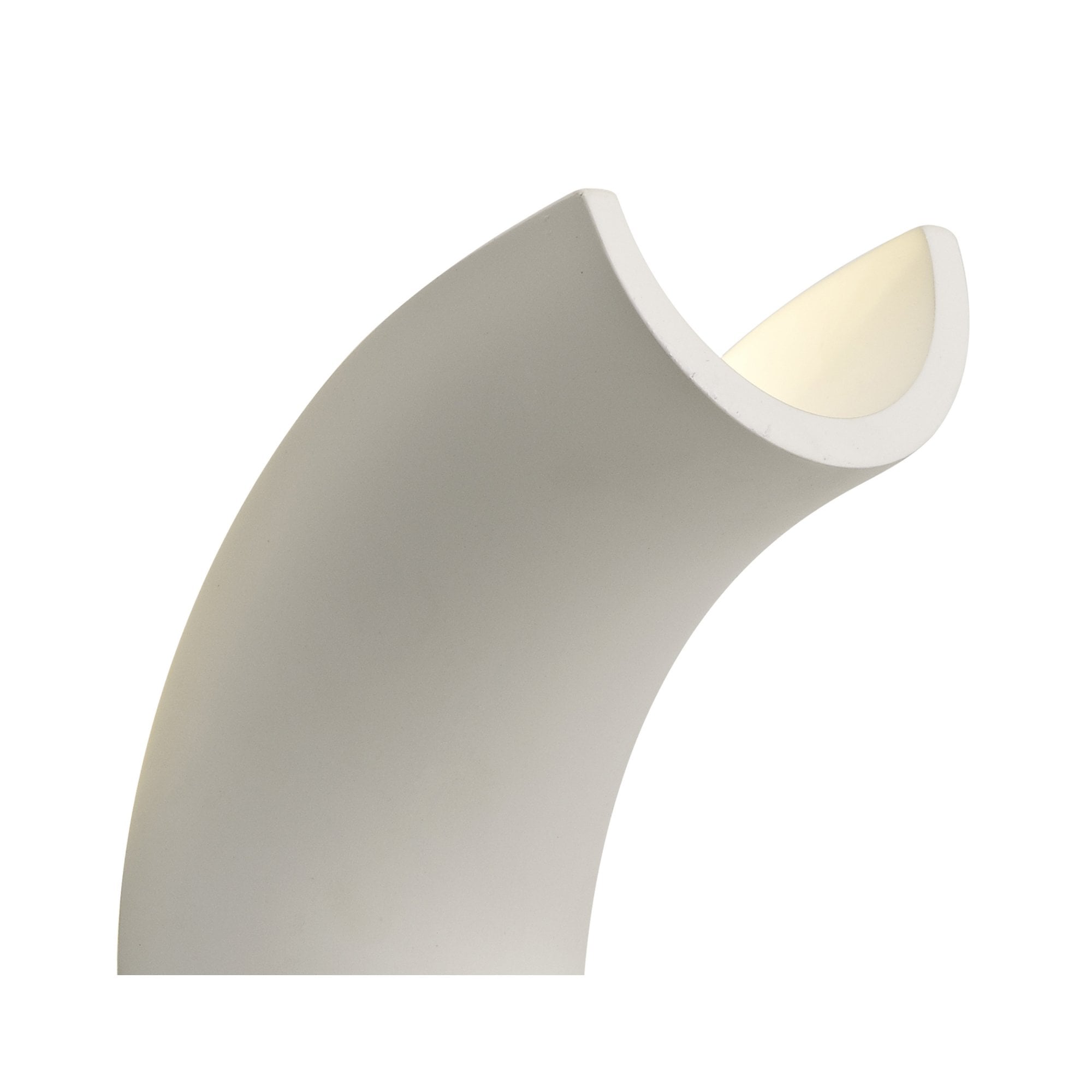 Fabula Theydon LED Uplighter Wall Lamp - White Paintable Gypsum