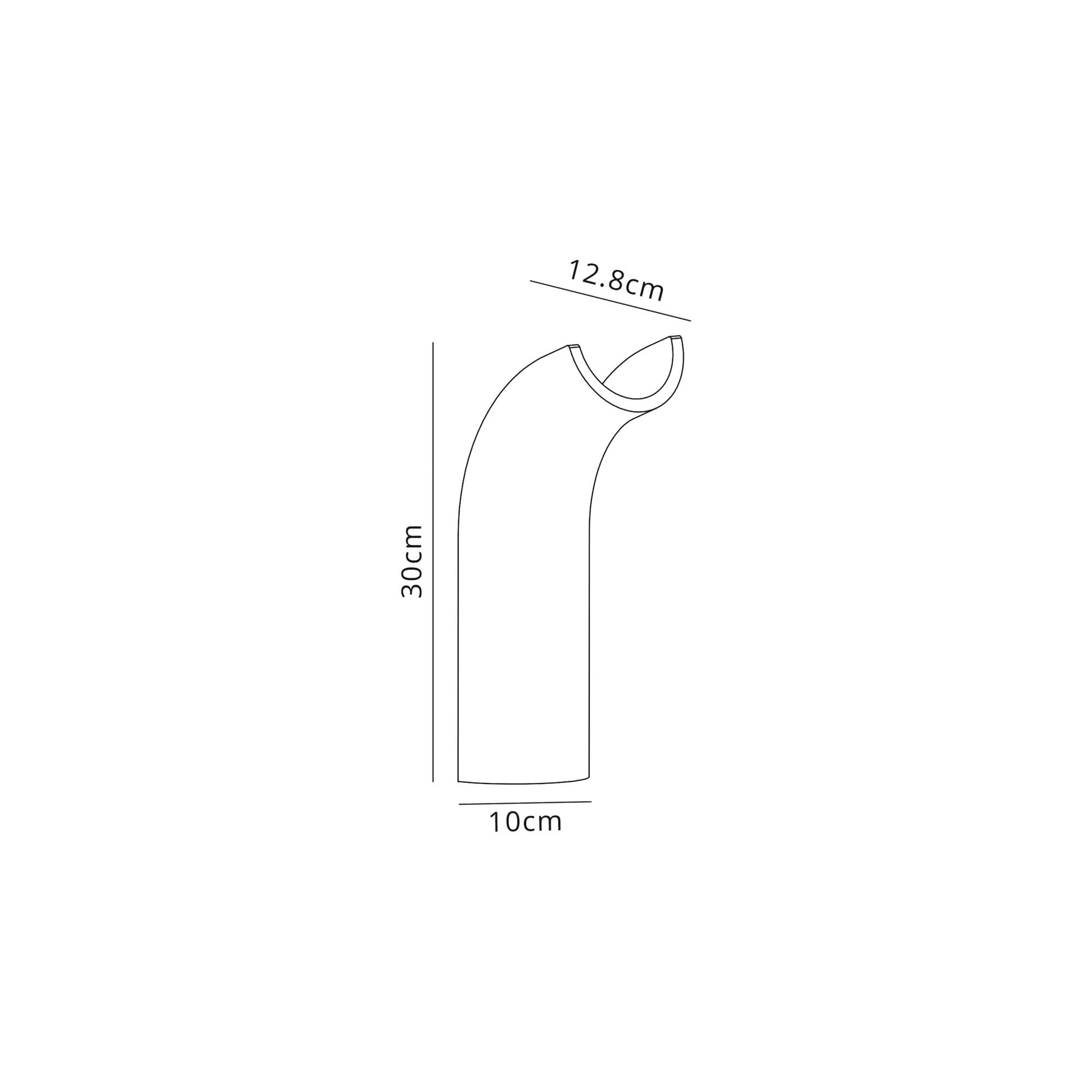 Fabula Theydon LED Uplighter Wall Lamp - White Paintable Gypsum